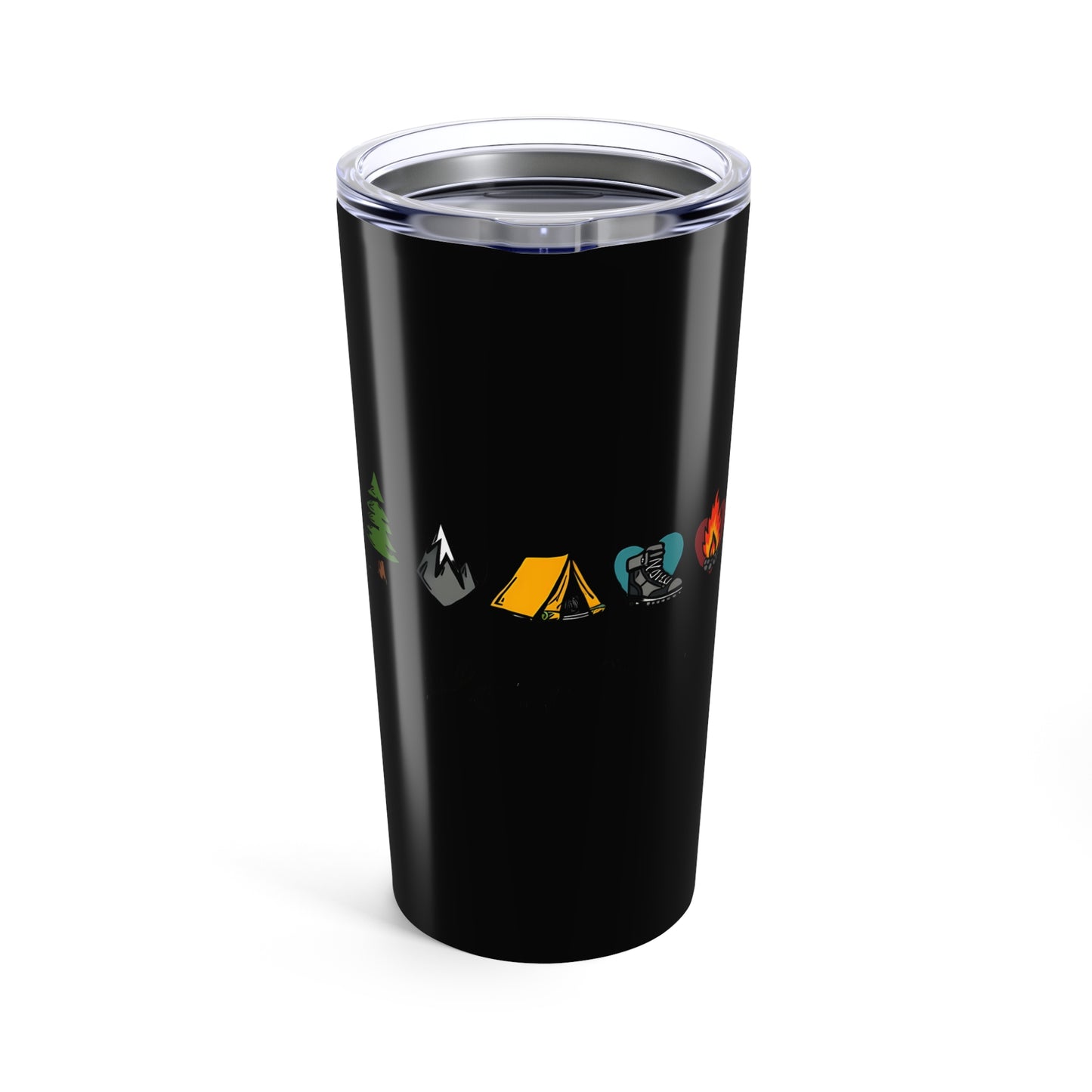 Explore More Camping Adventure Nature Icons Tumbler