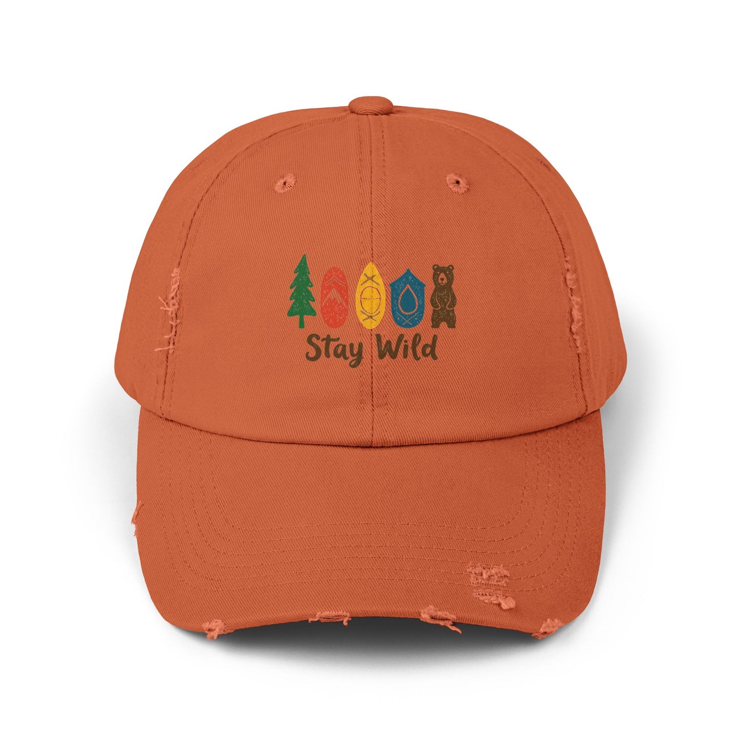 Stay Wild Adventure Nature Lover Design for Outdoor Enthusiasts Cap