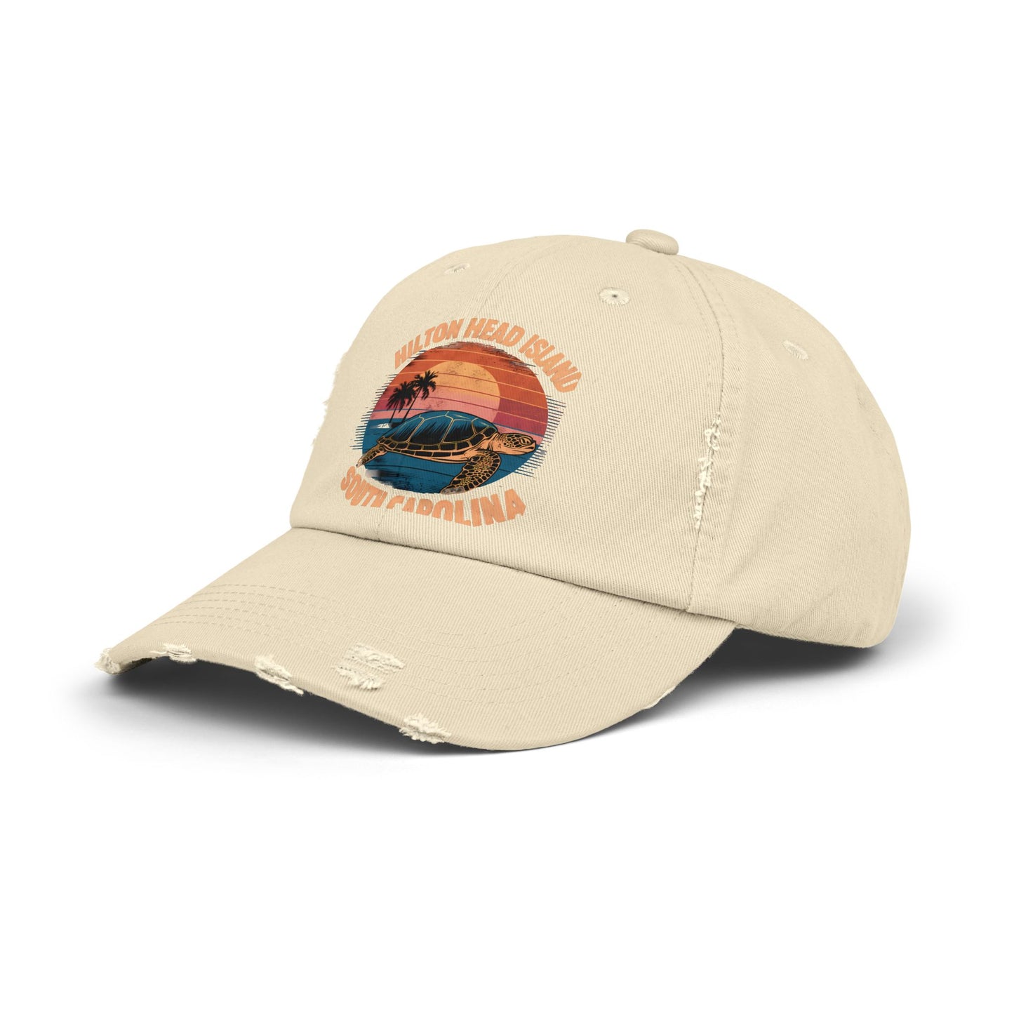 Hilton Head Island South Carolina Sunset Turtle Cap