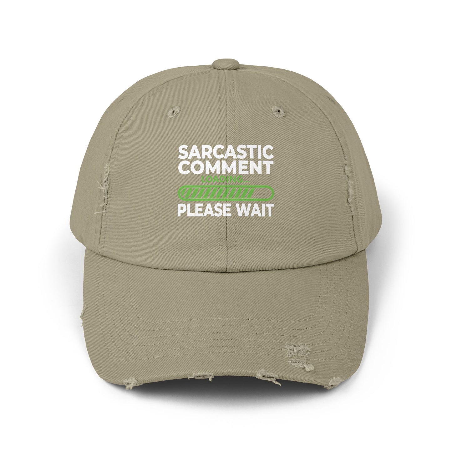 Sarcastic Comment Loading Please Wait Graphic Cap