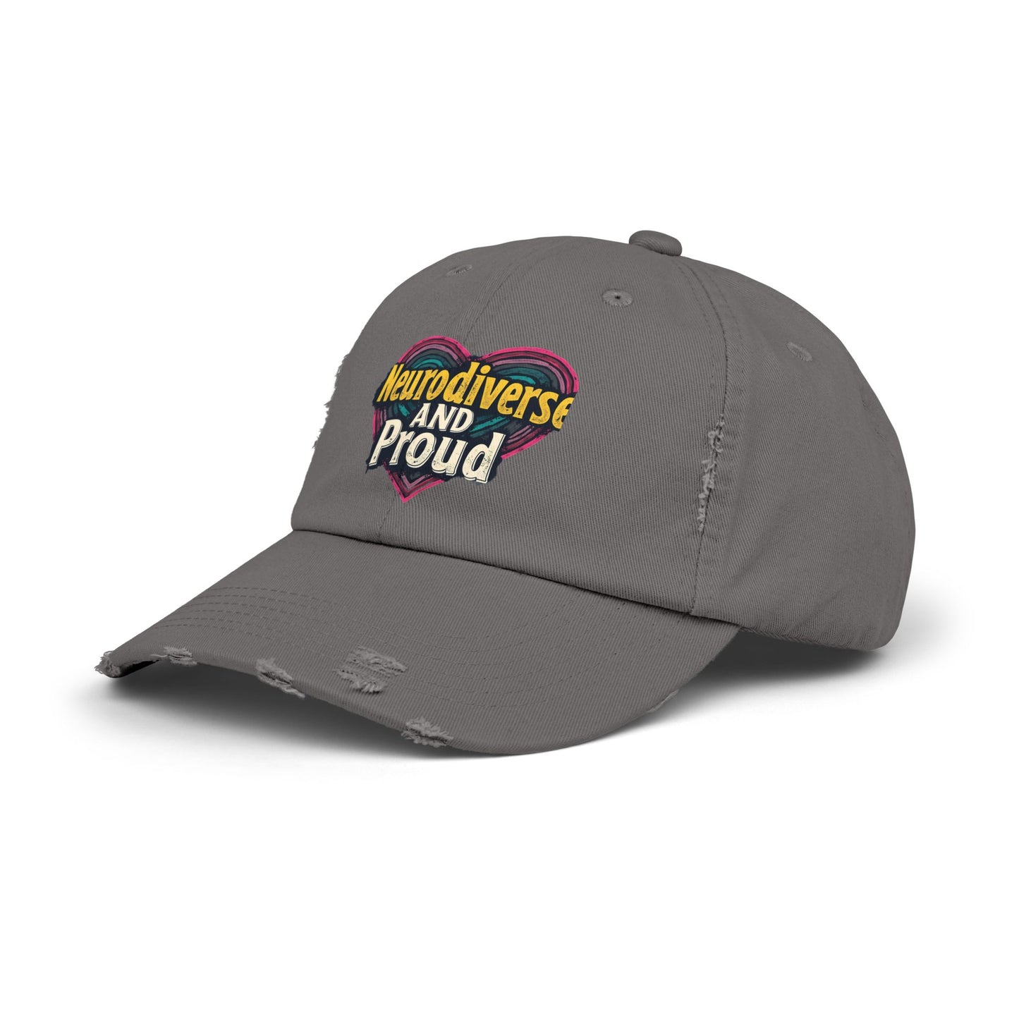 Neurodiverse and Proud Heart Celebration Cap