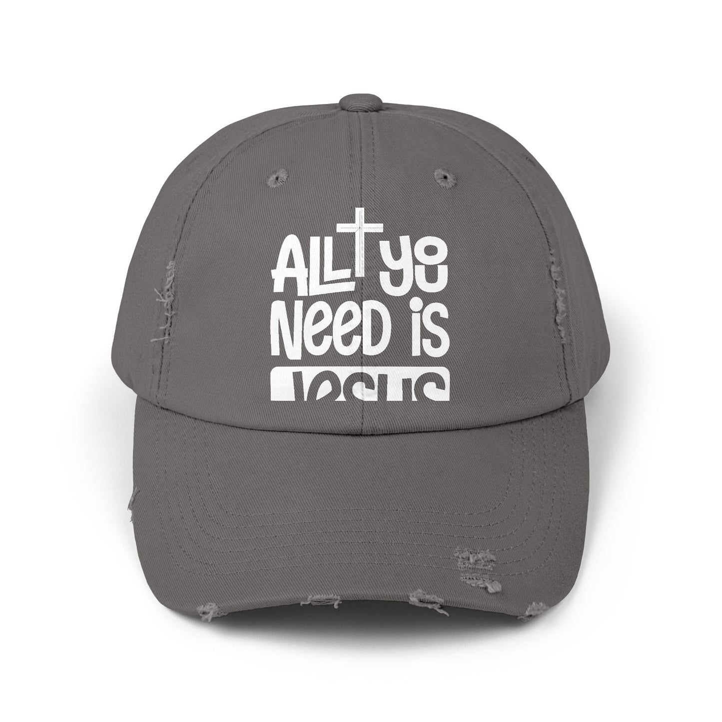 All You Need Is Jesus Inspirational Faith Statement Cap