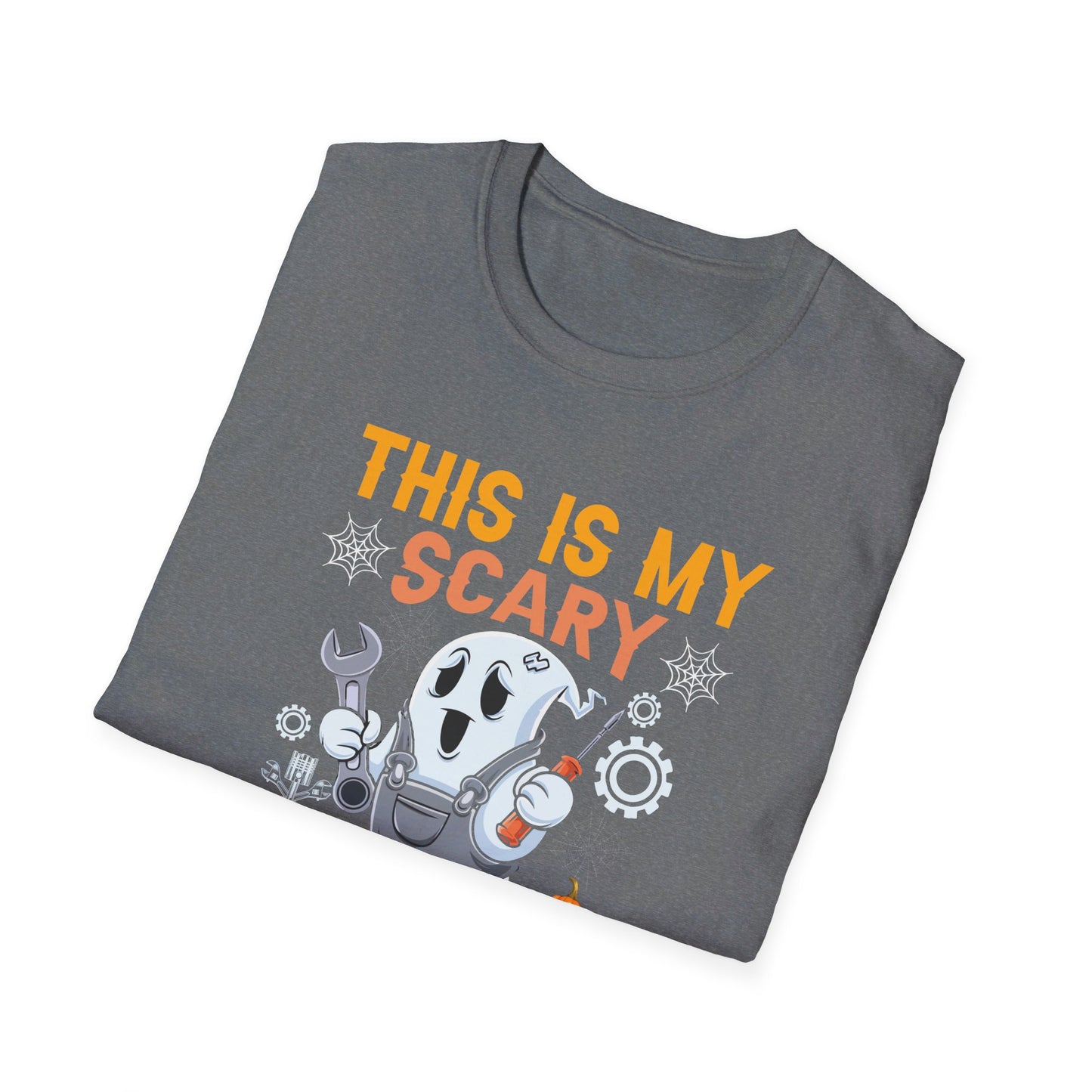 This Is My Scary Mechanic Costume - Halloween Ghost Mechanic T-Shirt