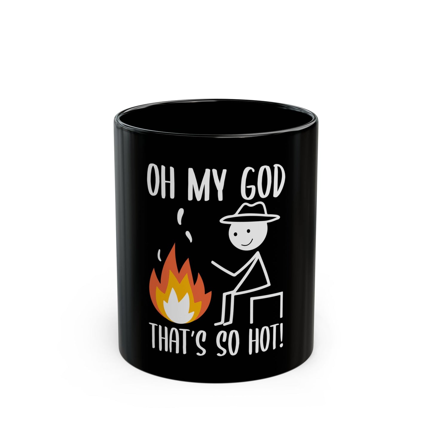 Oh My God That's So Hot Camping Adventure Ceramic Mug