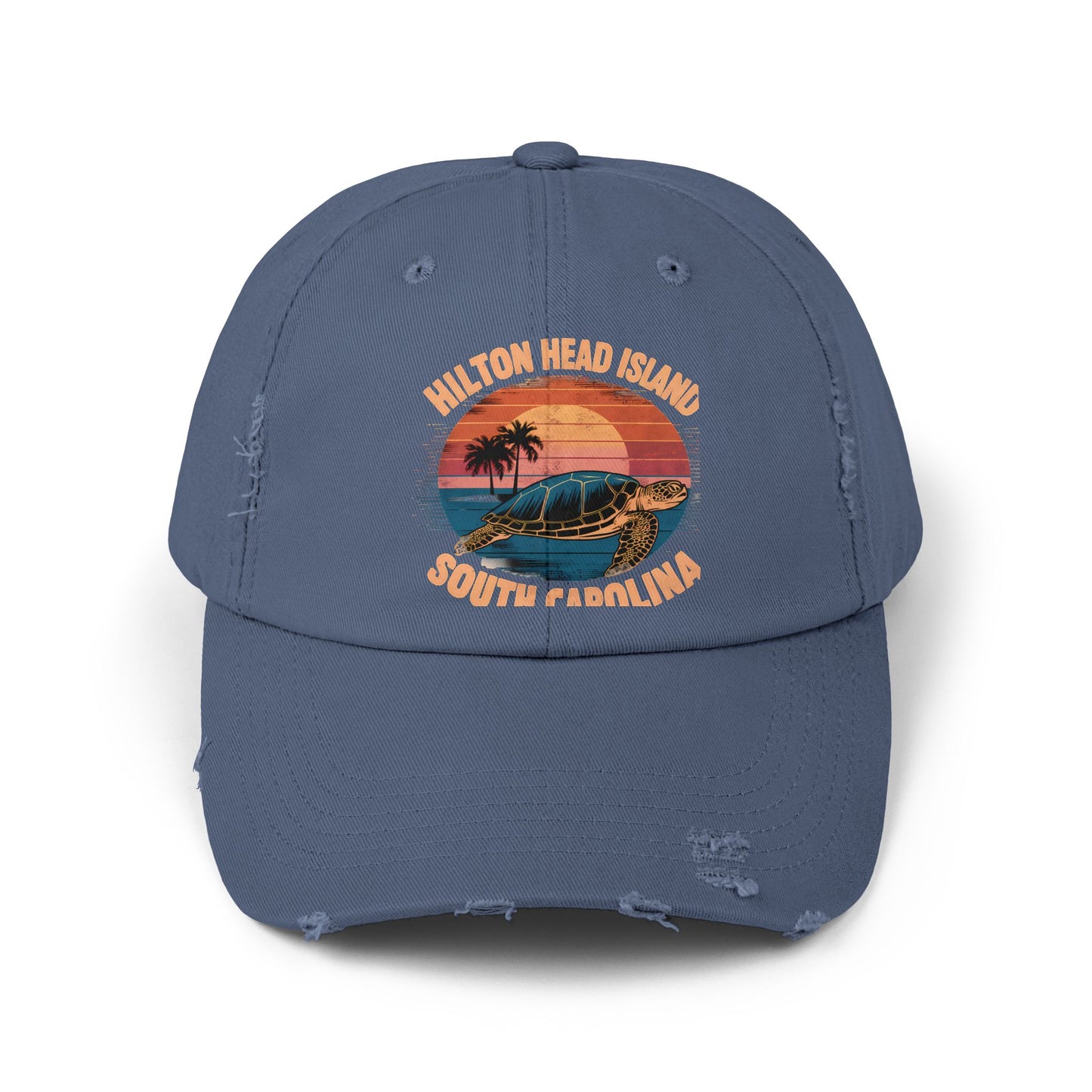 Hilton Head Island South Carolina Sunset Turtle Cap