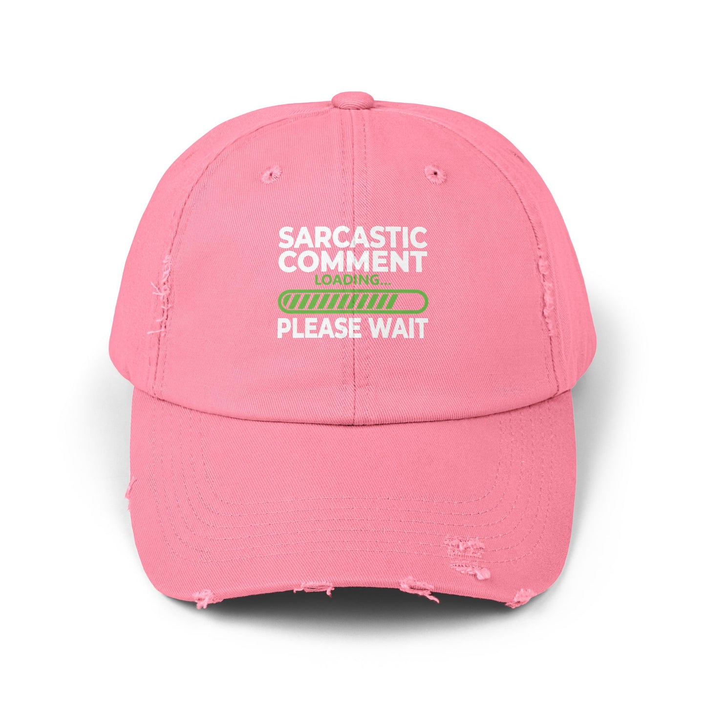 Sarcastic Comment Loading Please Wait Graphic Cap