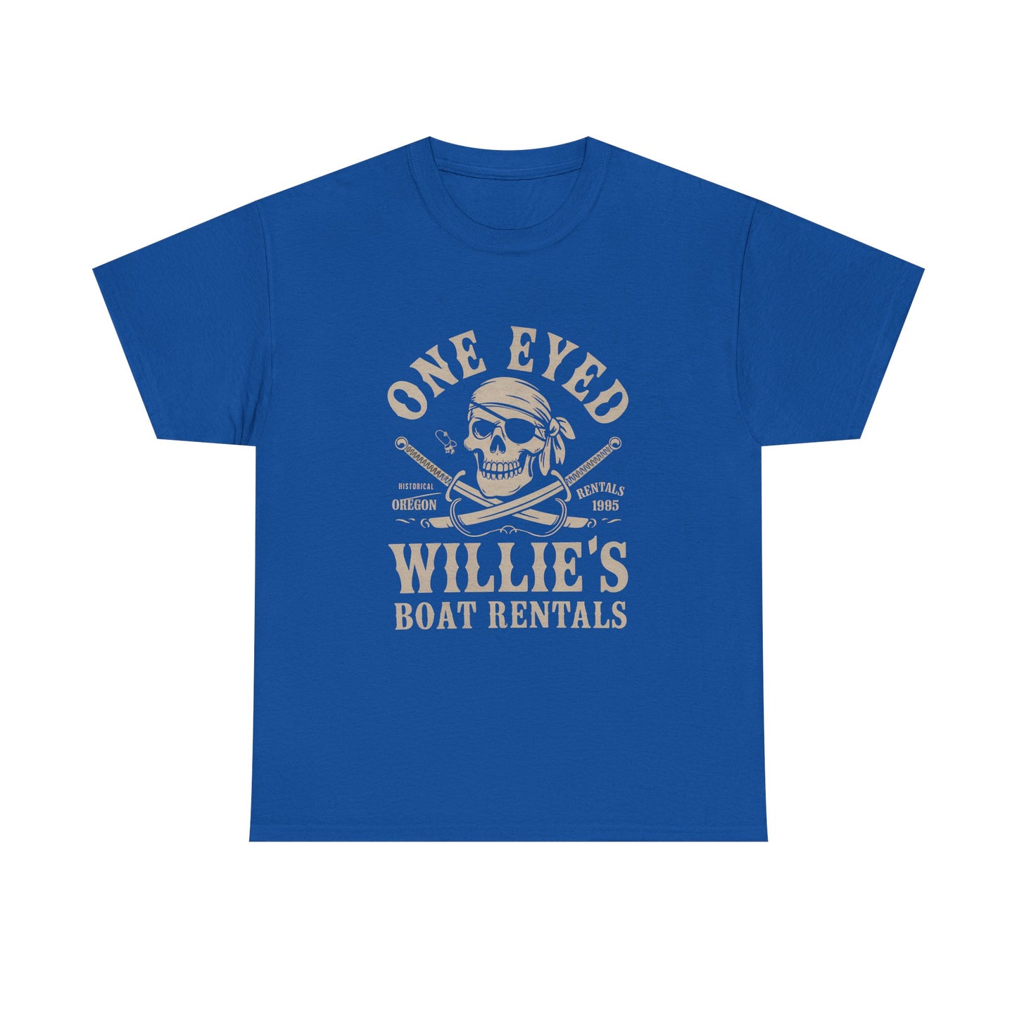 One Eyed Willie's Boat Rentals Cotton Tee