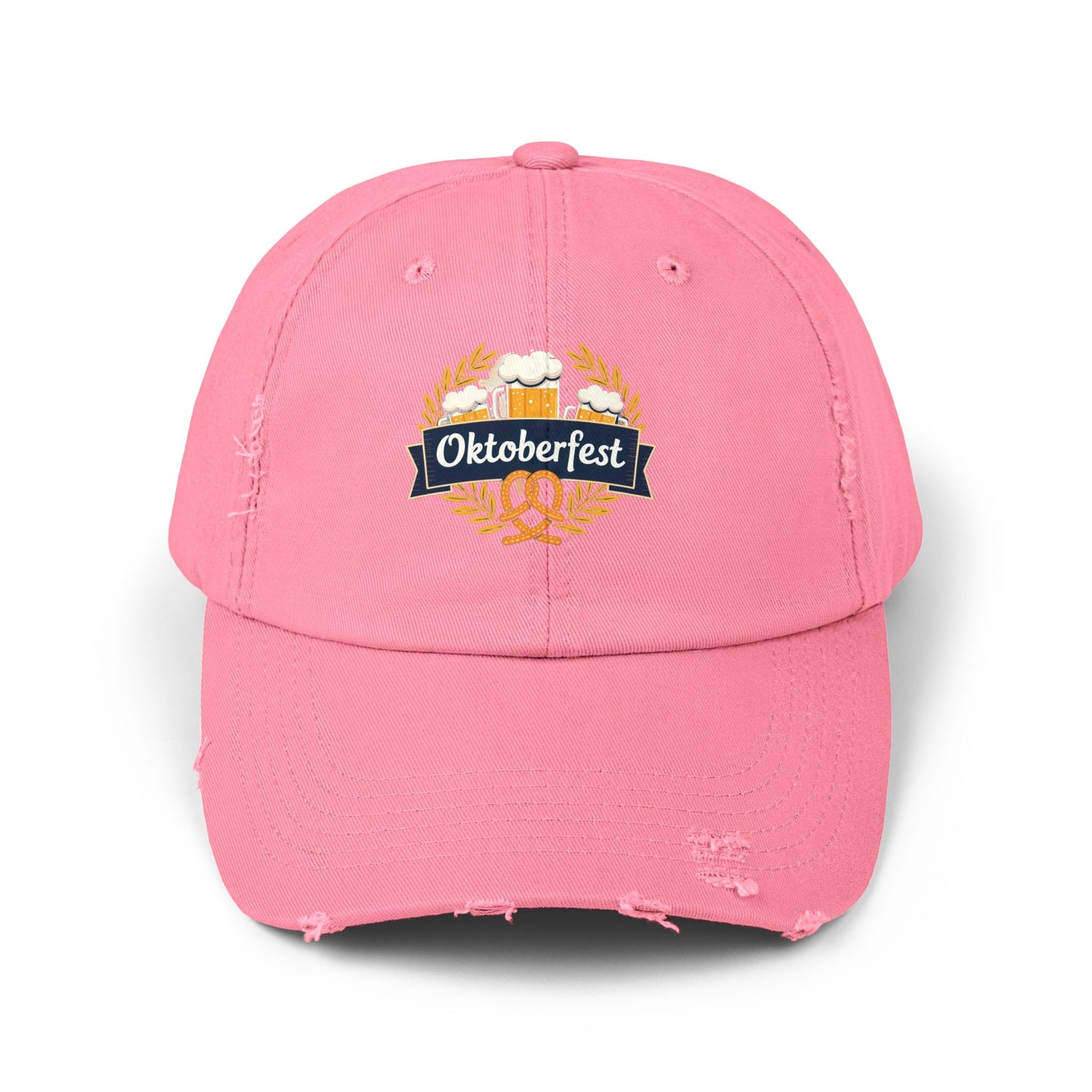 Oktoberfest Celebration with Beer and Pretzel Cap