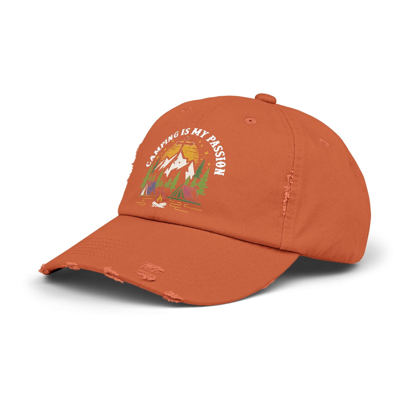 Camping Is My Passion Jesus Is My Life Nature Adventure Cap