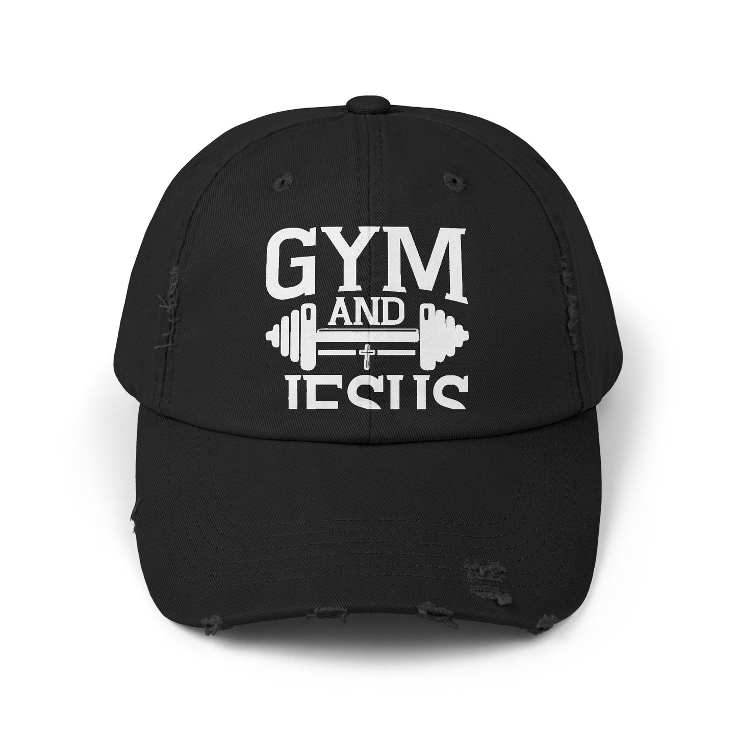 Gym and Jesus Workout Motivation with Faith Cap