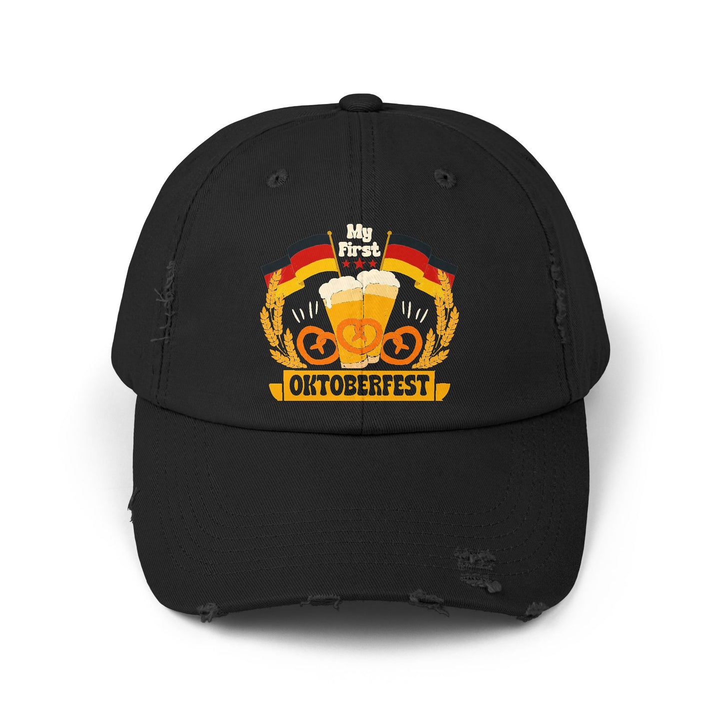 My First Oktoberfest 2024 Beer Pretzels Flags Cap