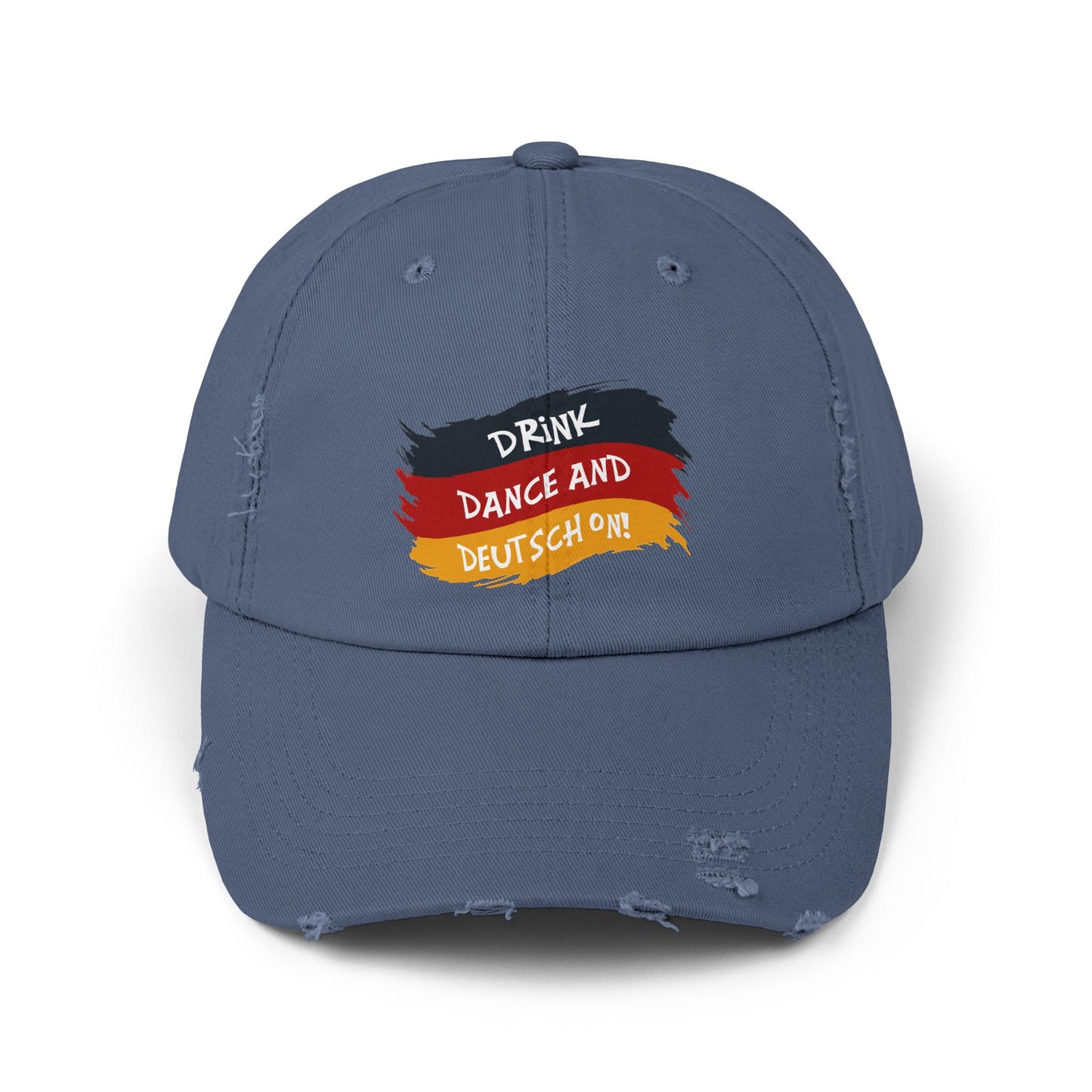 Drink Dance And Deutsch On German Flag Cap