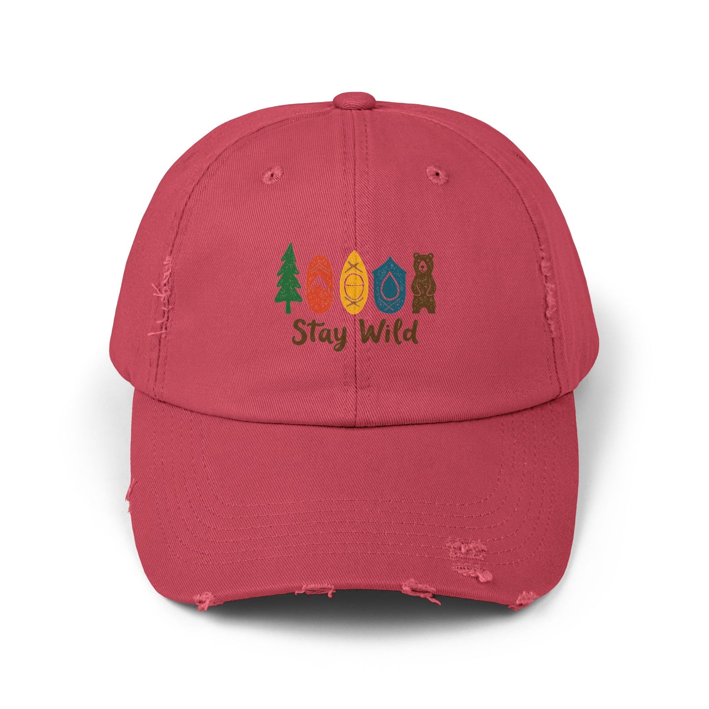 Stay Wild Adventure Nature Lover Design for Outdoor Enthusiasts Cap