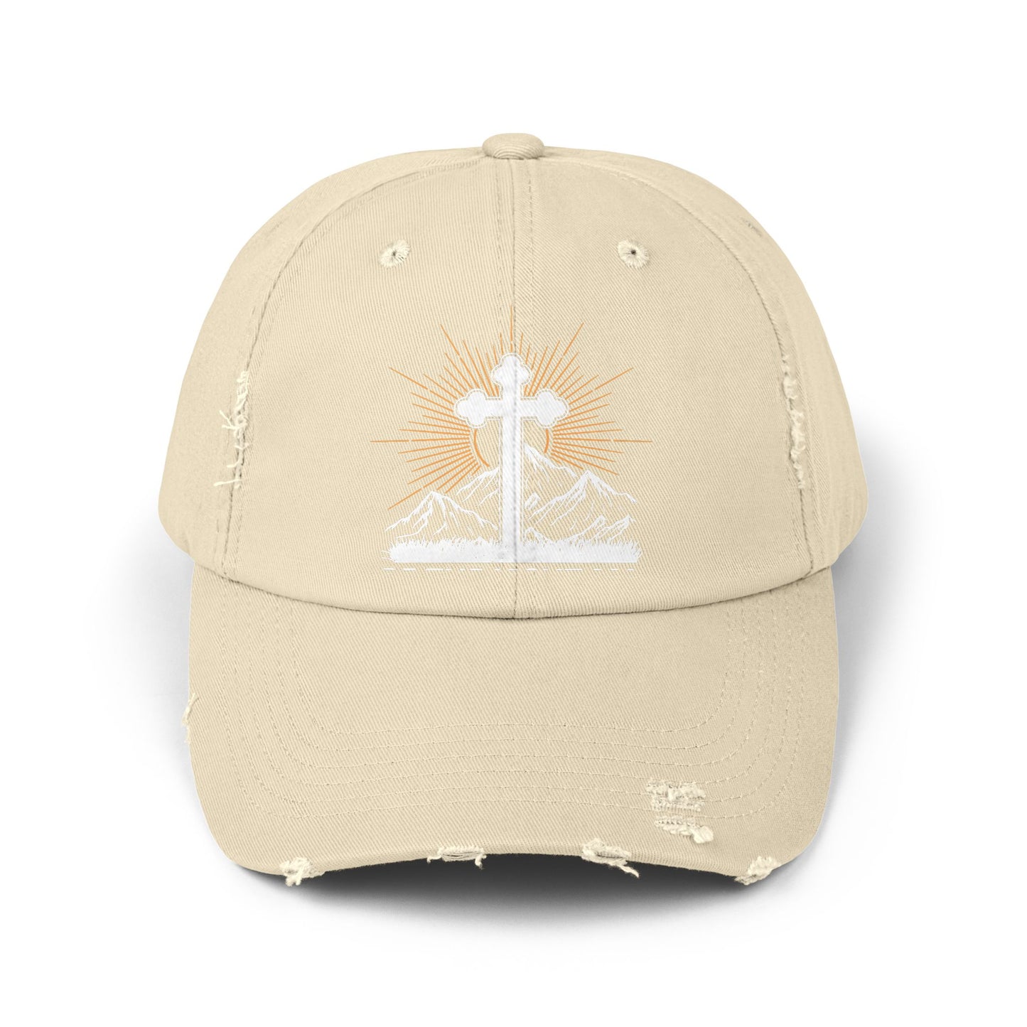 Be The Light Ma Matthew 5:14 Cross and Mountain Cap