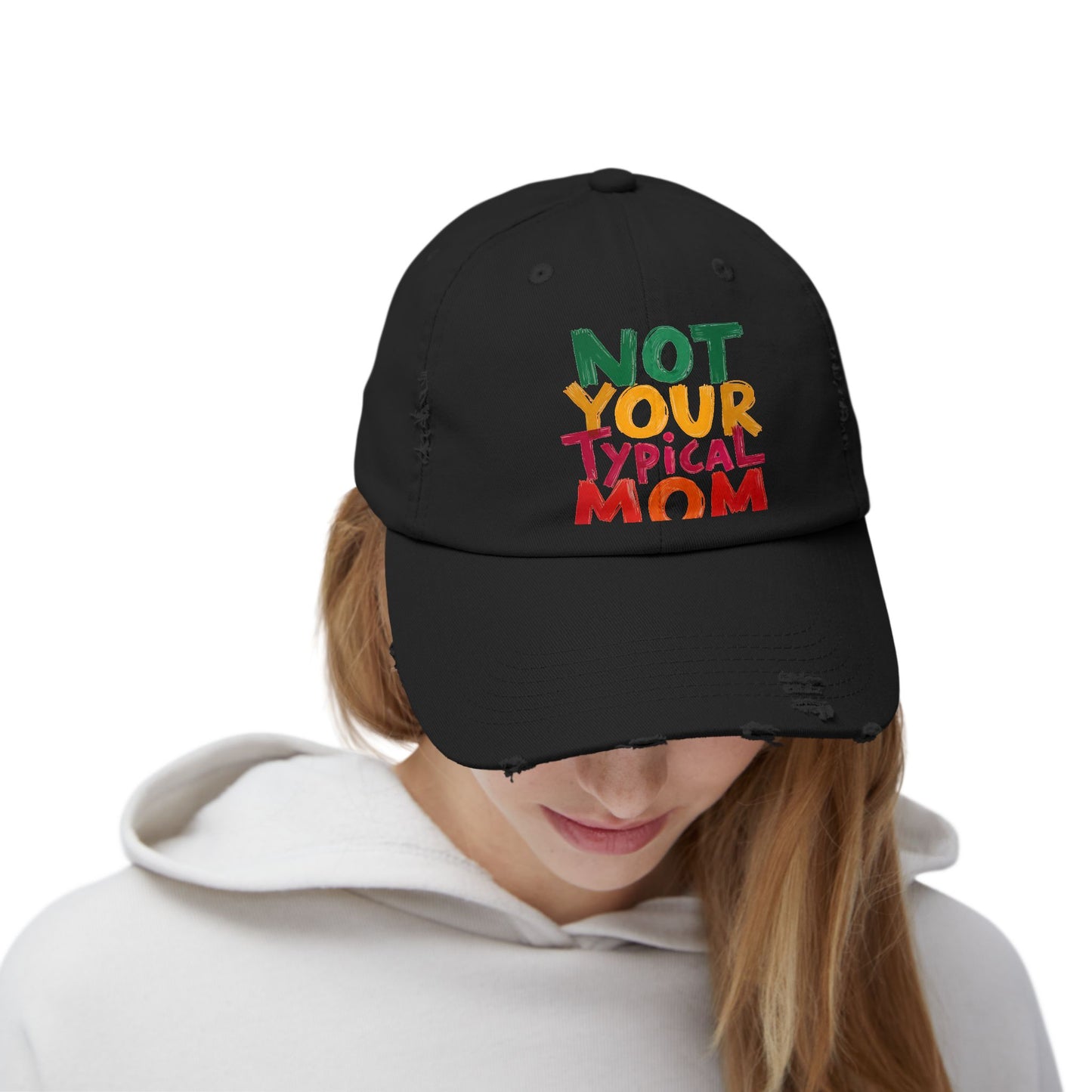 Not Your Typical Mom Bold and Colorful Statement Cap