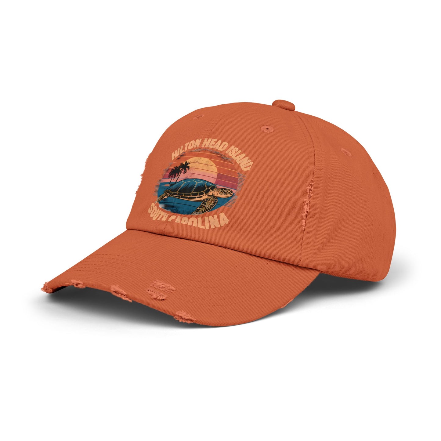 Hilton Head Island South Carolina Sunset Turtle Cap