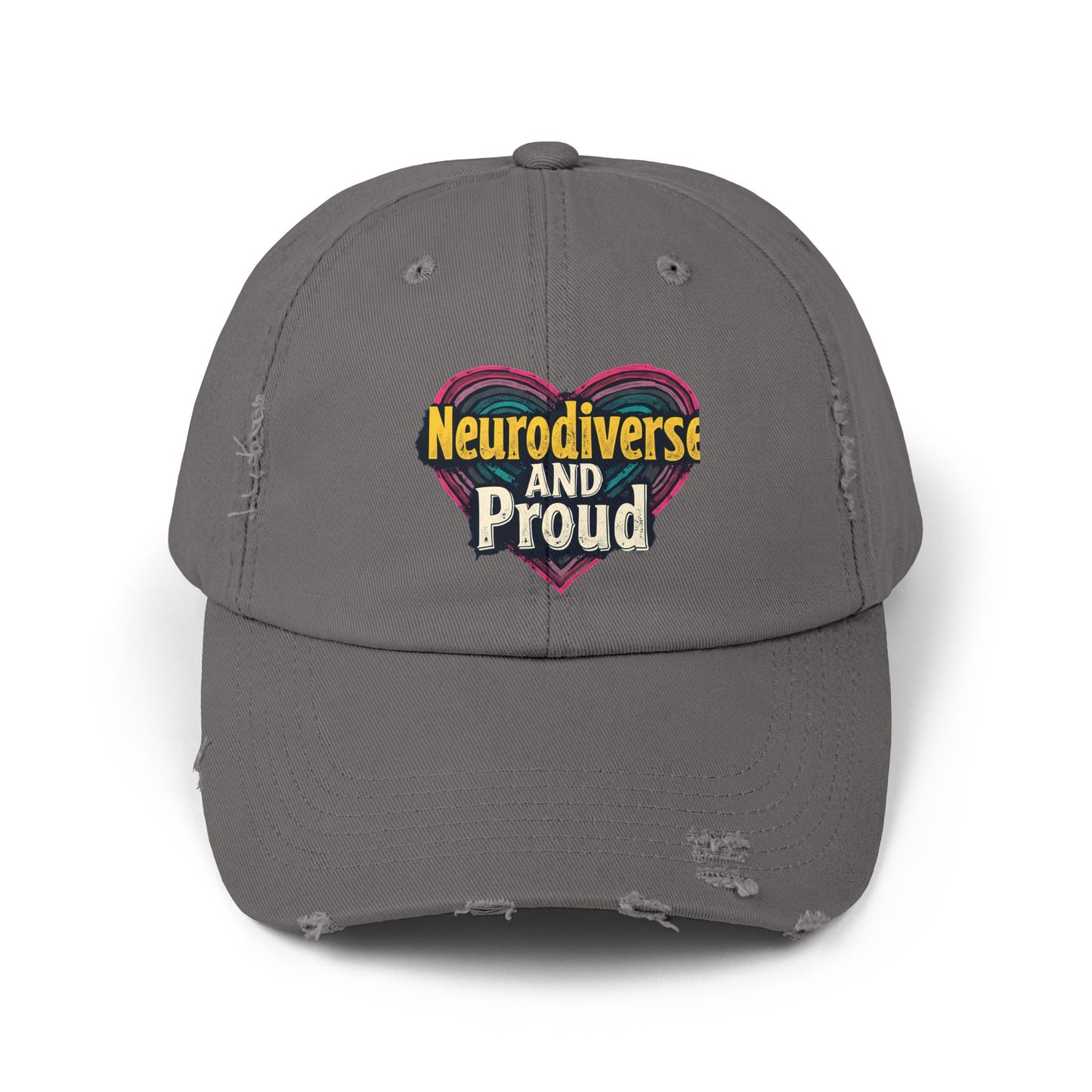 Neurodiverse and Proud Heart Celebration Cap