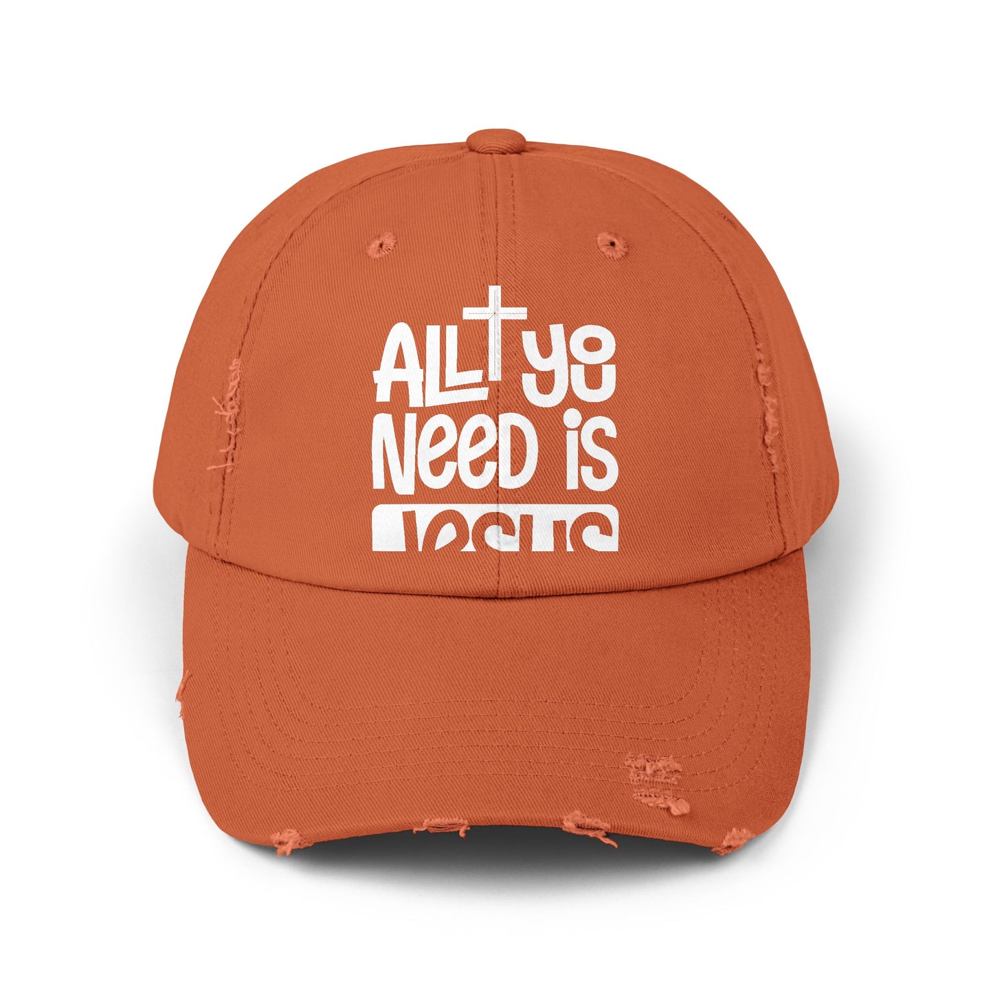 All You Need Is Jesus Inspirational Faith Statement Cap