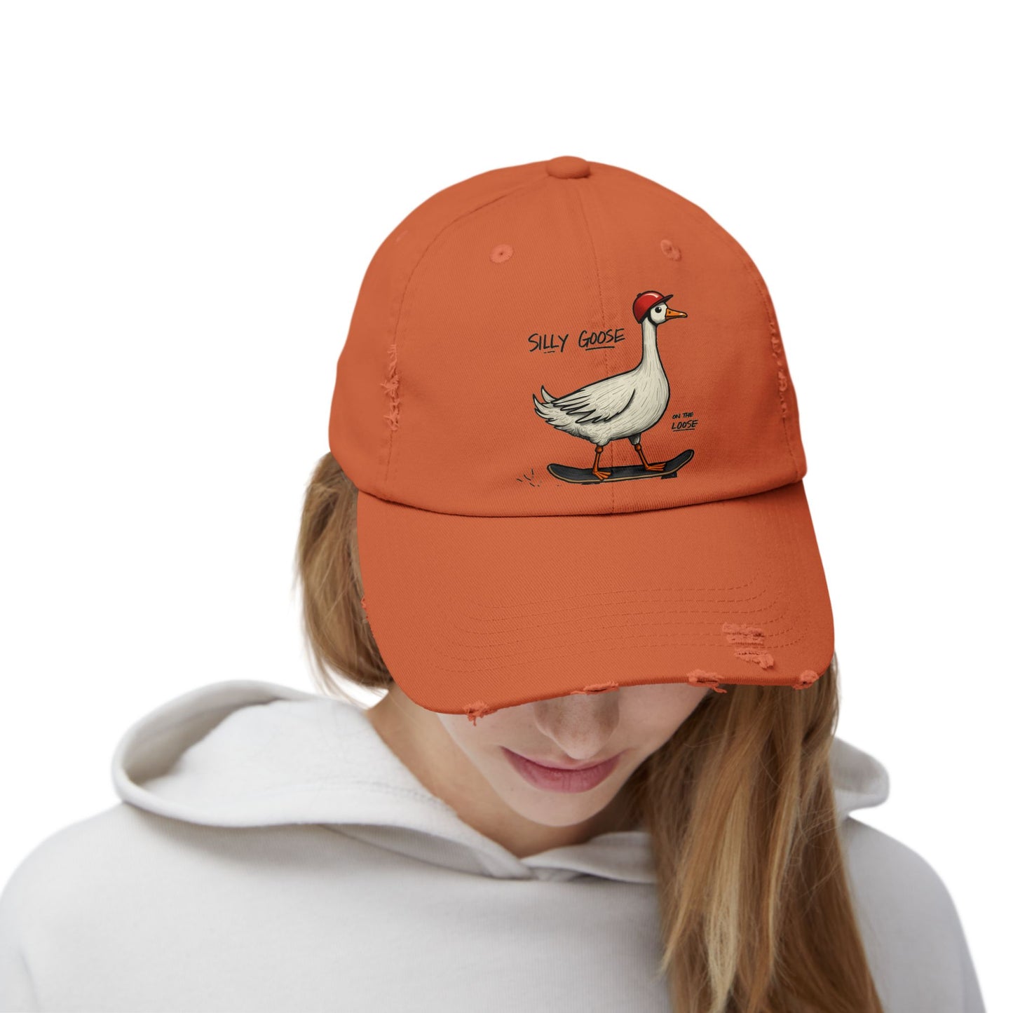 Silly Goose On The Loose Skateboarding Fun Cap