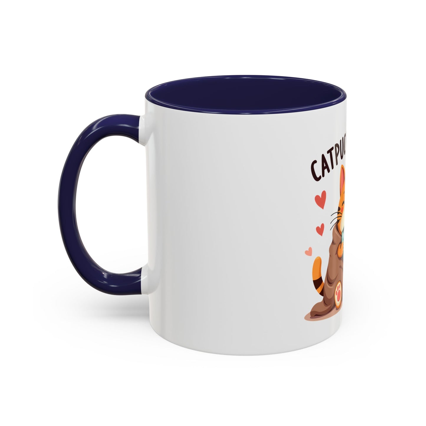 Catpuccino Time (Cat & Capuccino Fans) Coffee Accent Mug