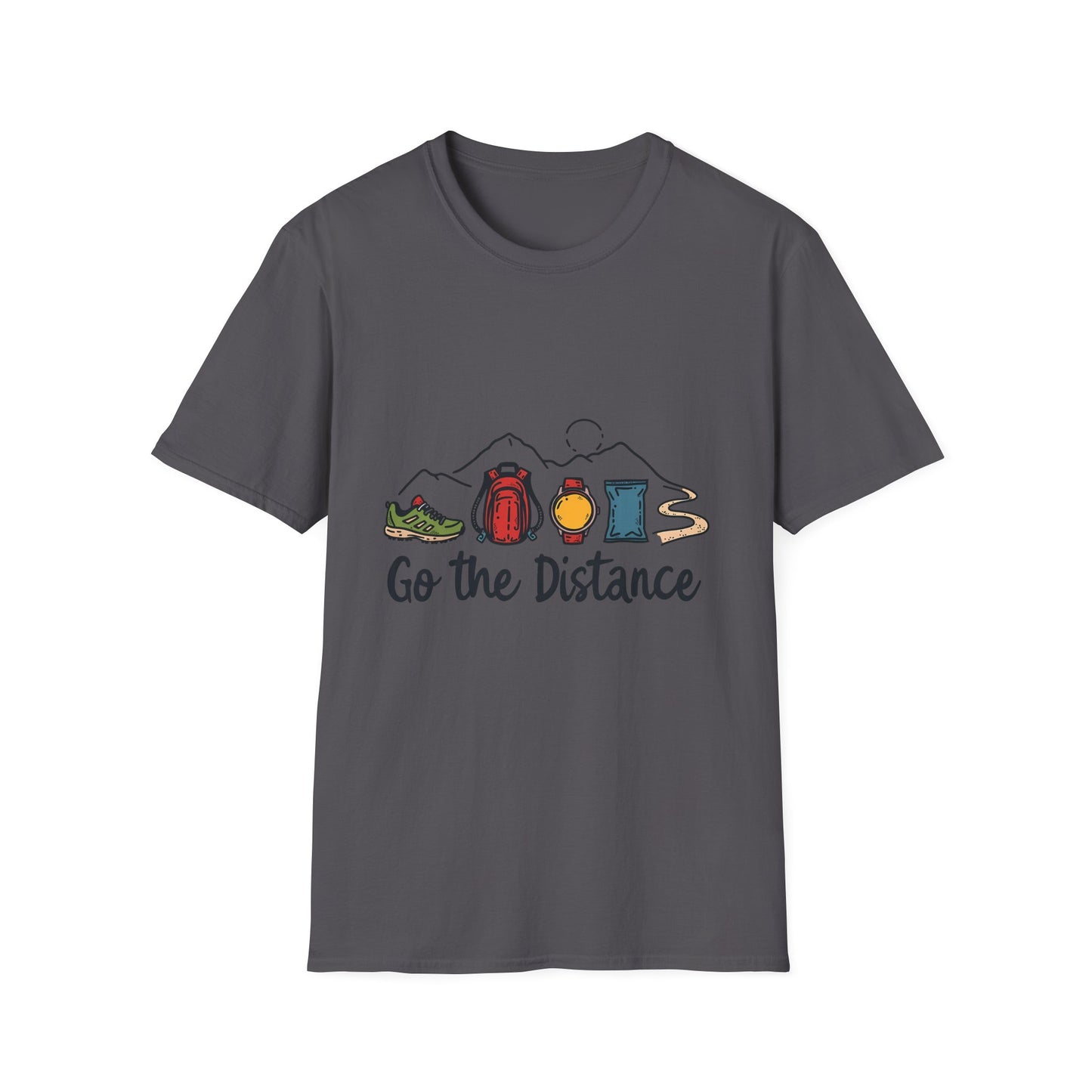 Go the Distance Adventure Enthusiast Hiking Essentials T-Shirt