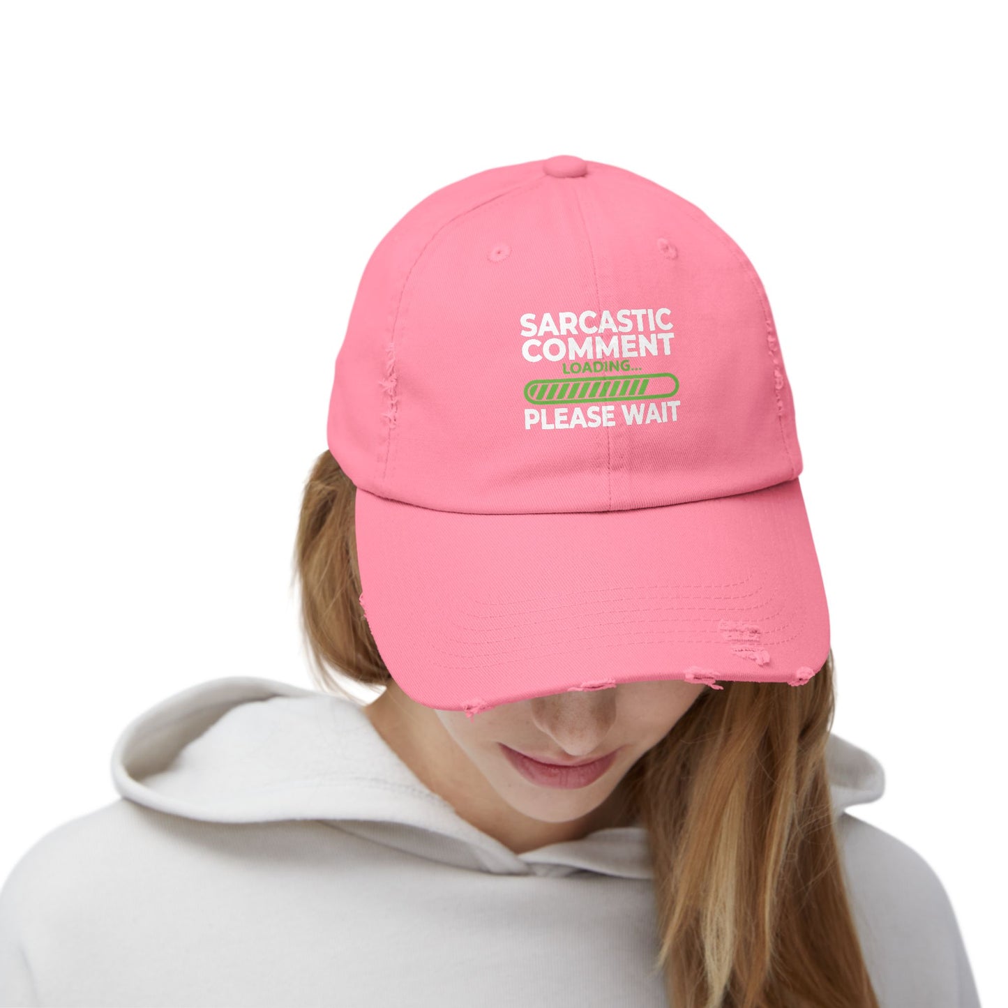 Sarcastic Comment Loading Please Wait Graphic Cap