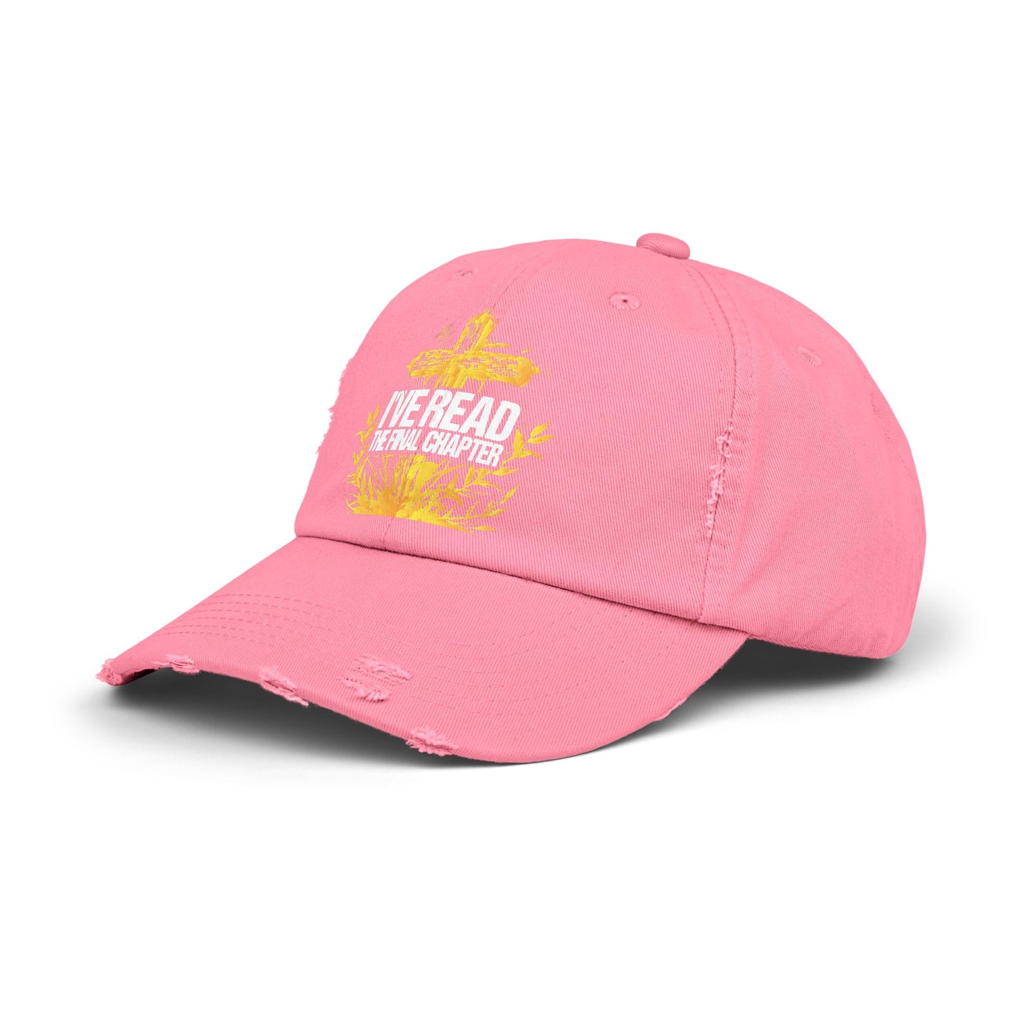 I've Read The Final Chapter God Wins Cross Design Cap