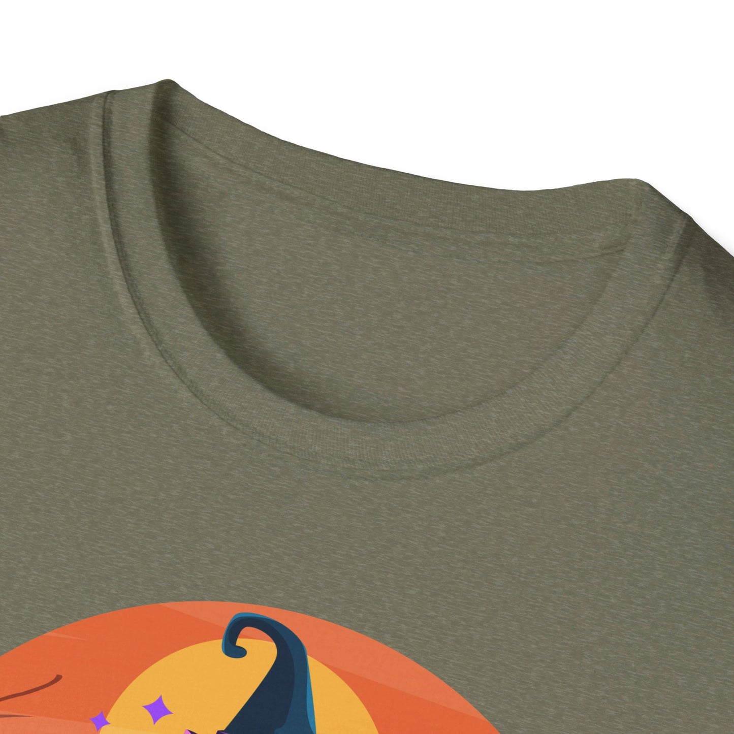 Error 404 Costume Not Found Funny Halloween Witch Cat Pumpkin T-Shirt