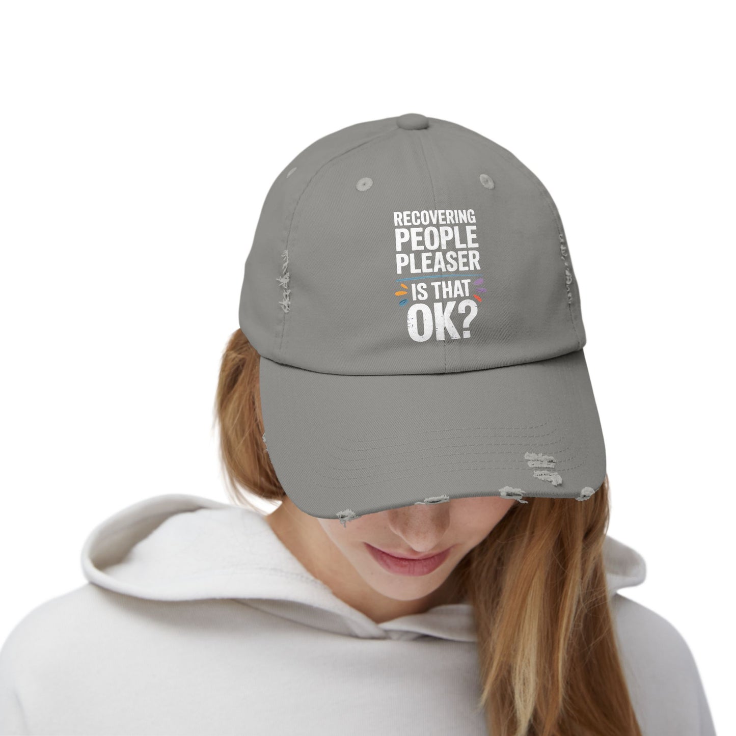 Recovering People Pleaser Is That OK Bold Statement Cap