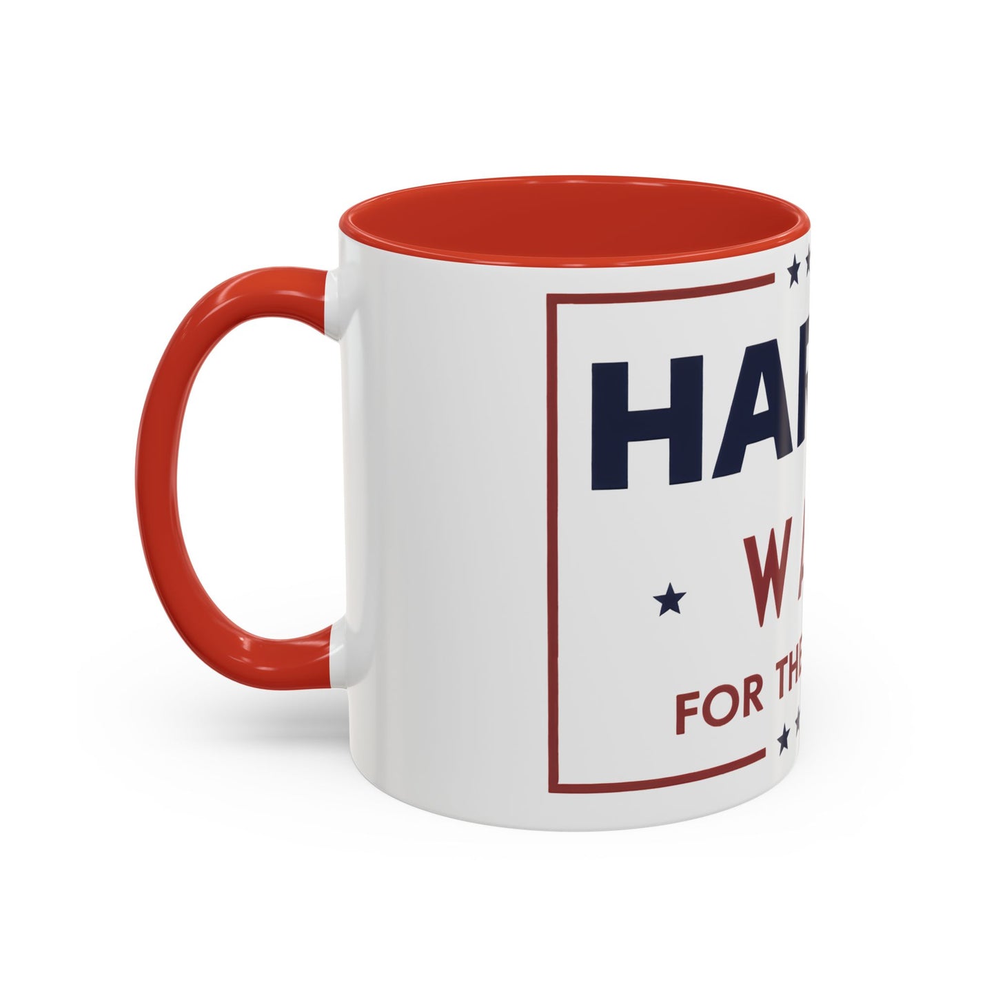 Harris Walz For the People 2024 Election Accent Coffee Mug (11, 15oz)