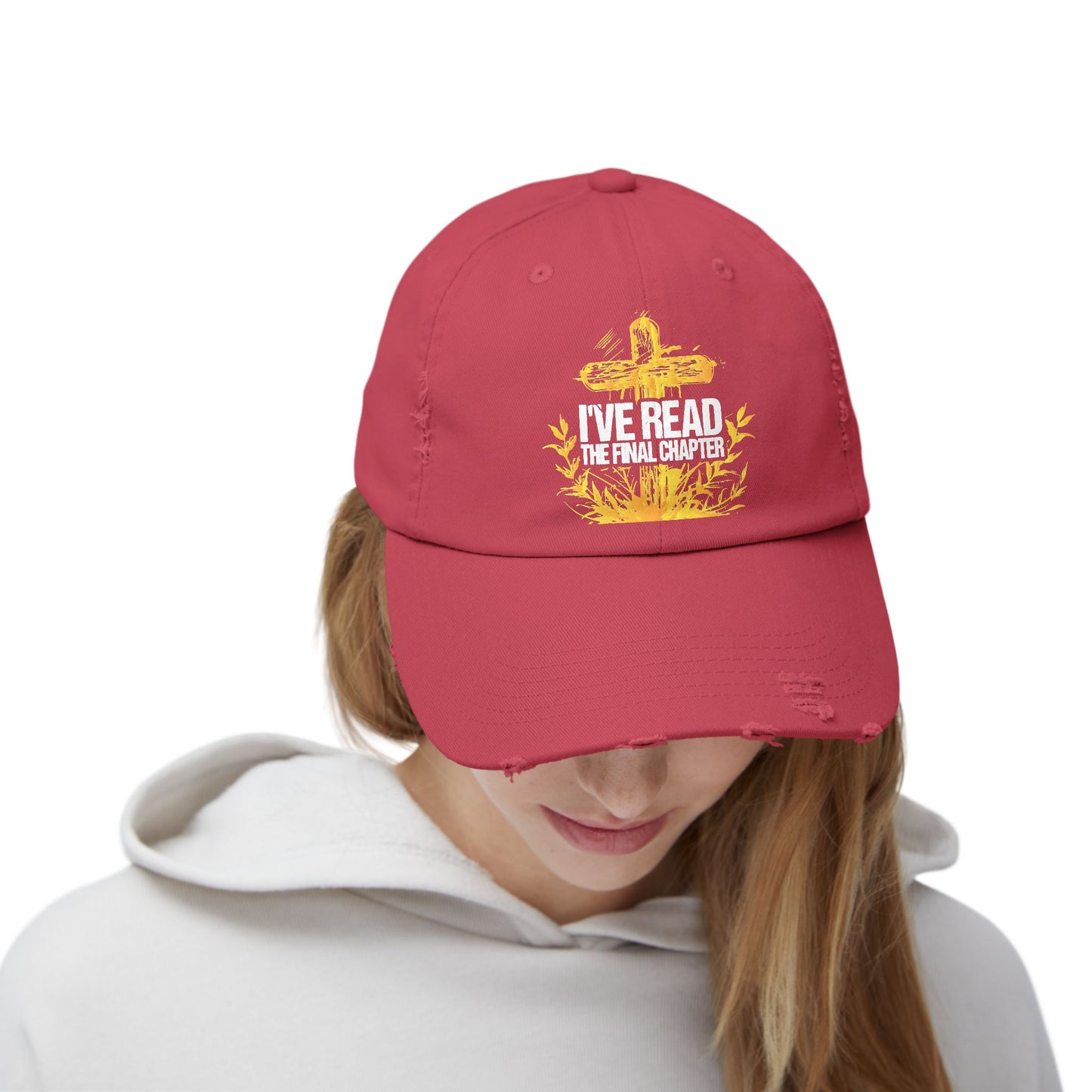 I've Read The Final Chapter God Wins Cross Design Cap