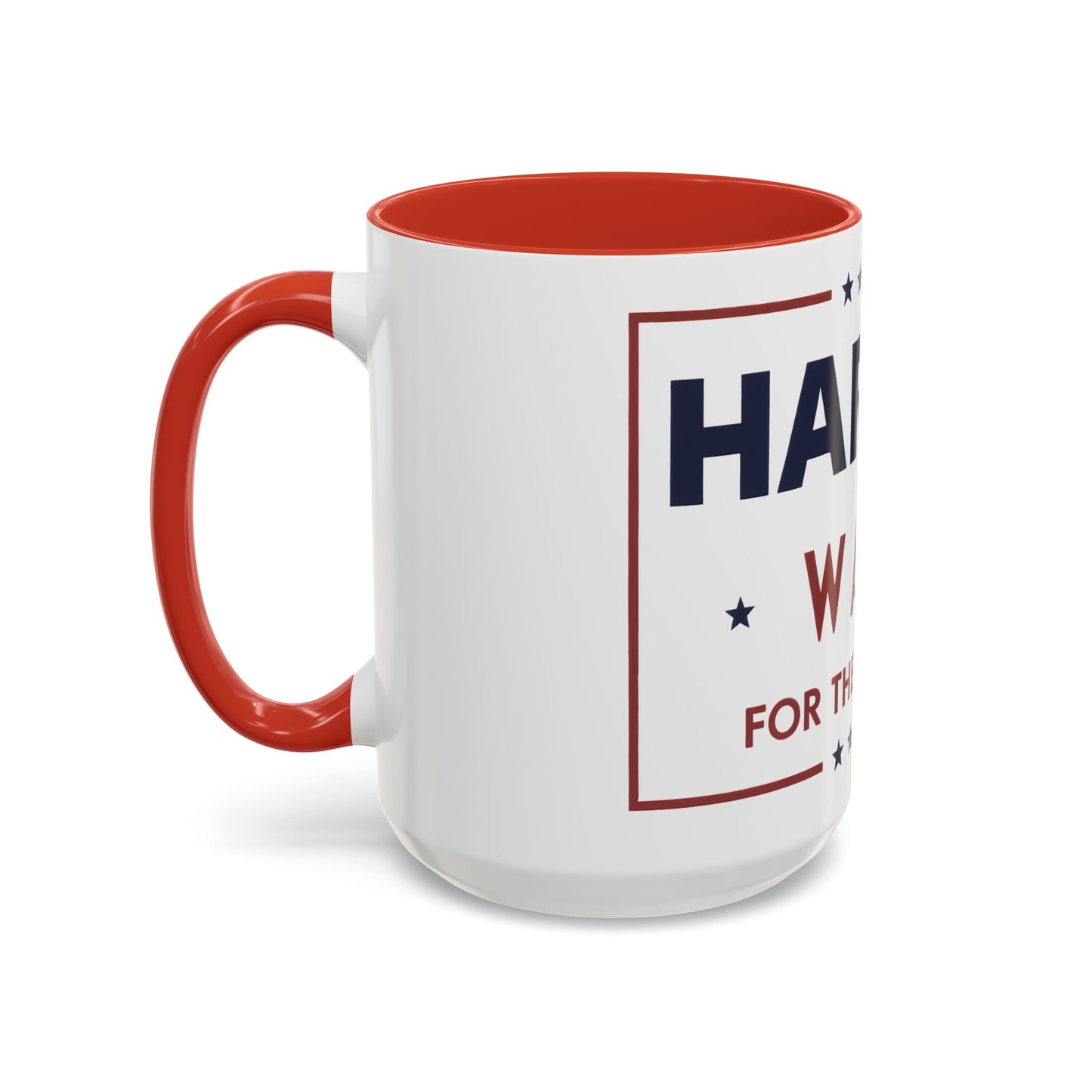 Harris Walz For the People 2024 Election Accent Coffee Mug (11, 15oz)