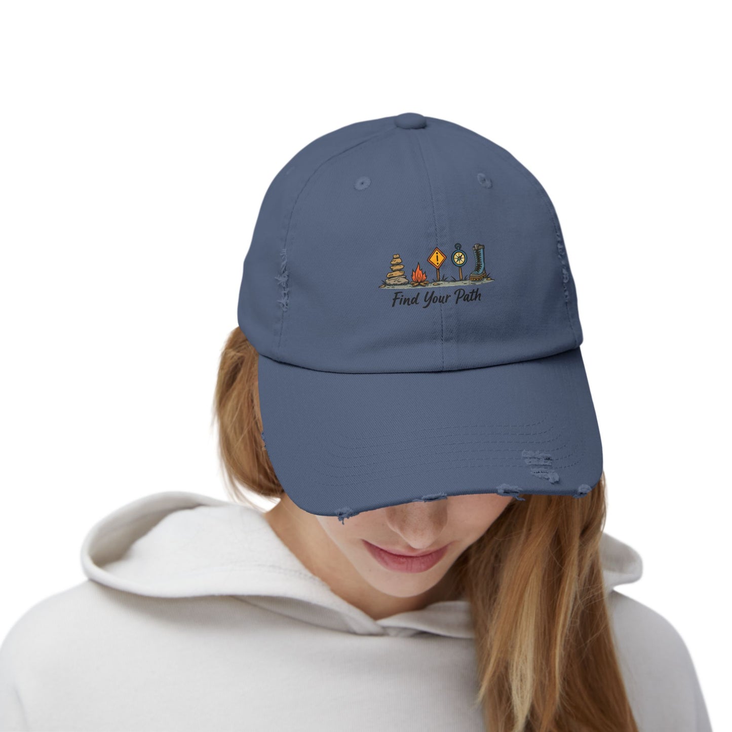 Find Your Path Adventure Inspiration Nature Hiking Cap