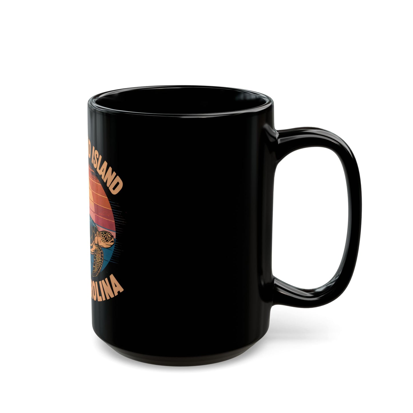 Hilton Head Island South Carolina Sunset Turtle Ceramic Mug