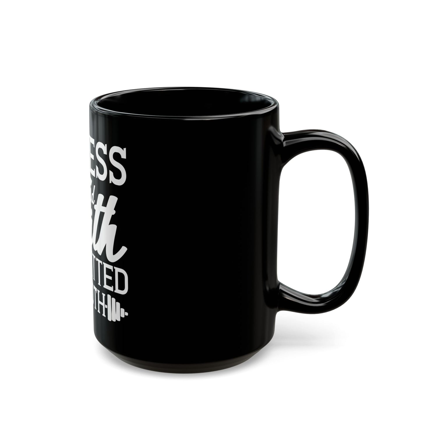 Fitness and Faith Committed to Both Inspirational Workout Motivation Ceramic Mug