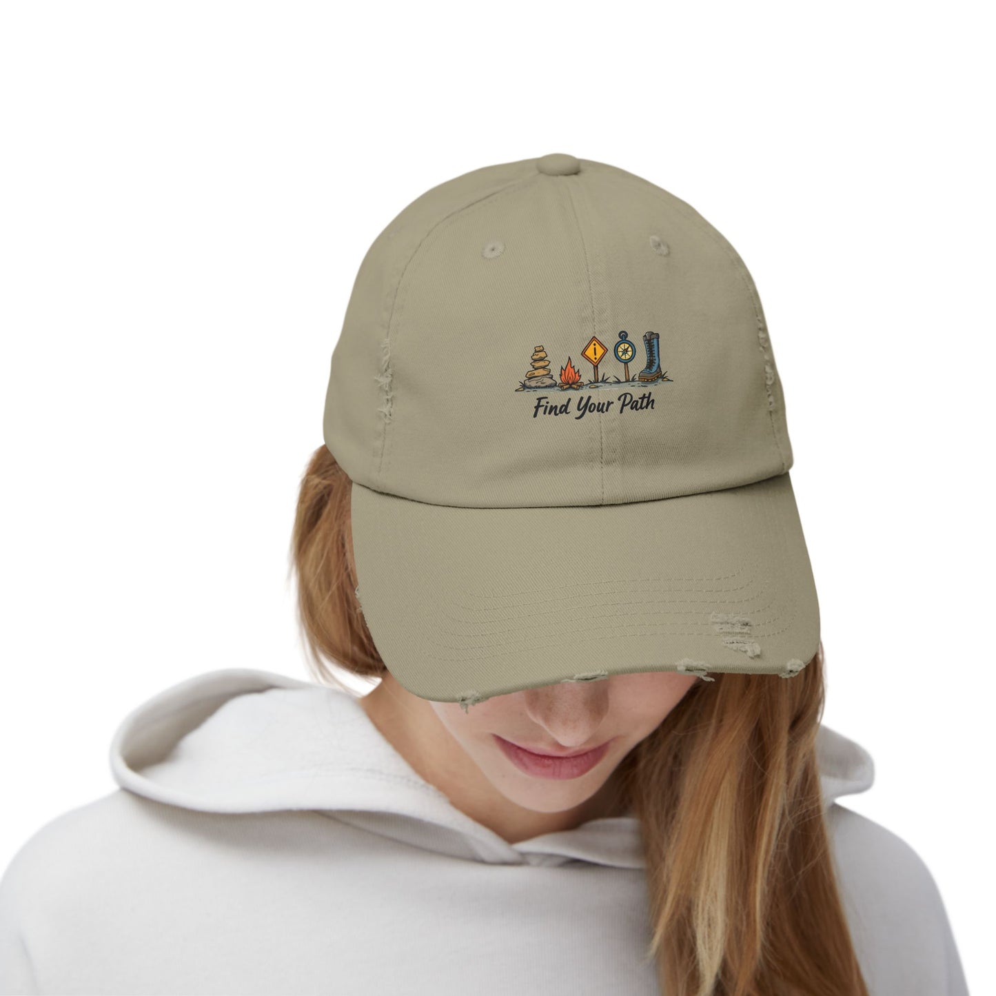 Find Your Path Adventure Inspiration Nature Hiking Cap