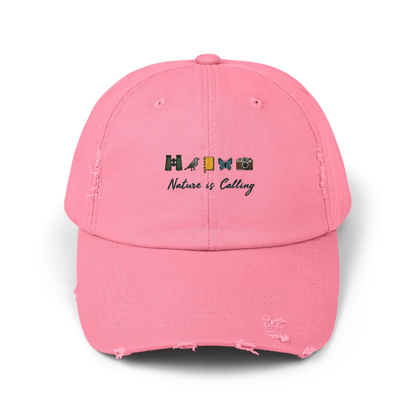 Nature Is Calling Adventure Enthusiasts Design Cap