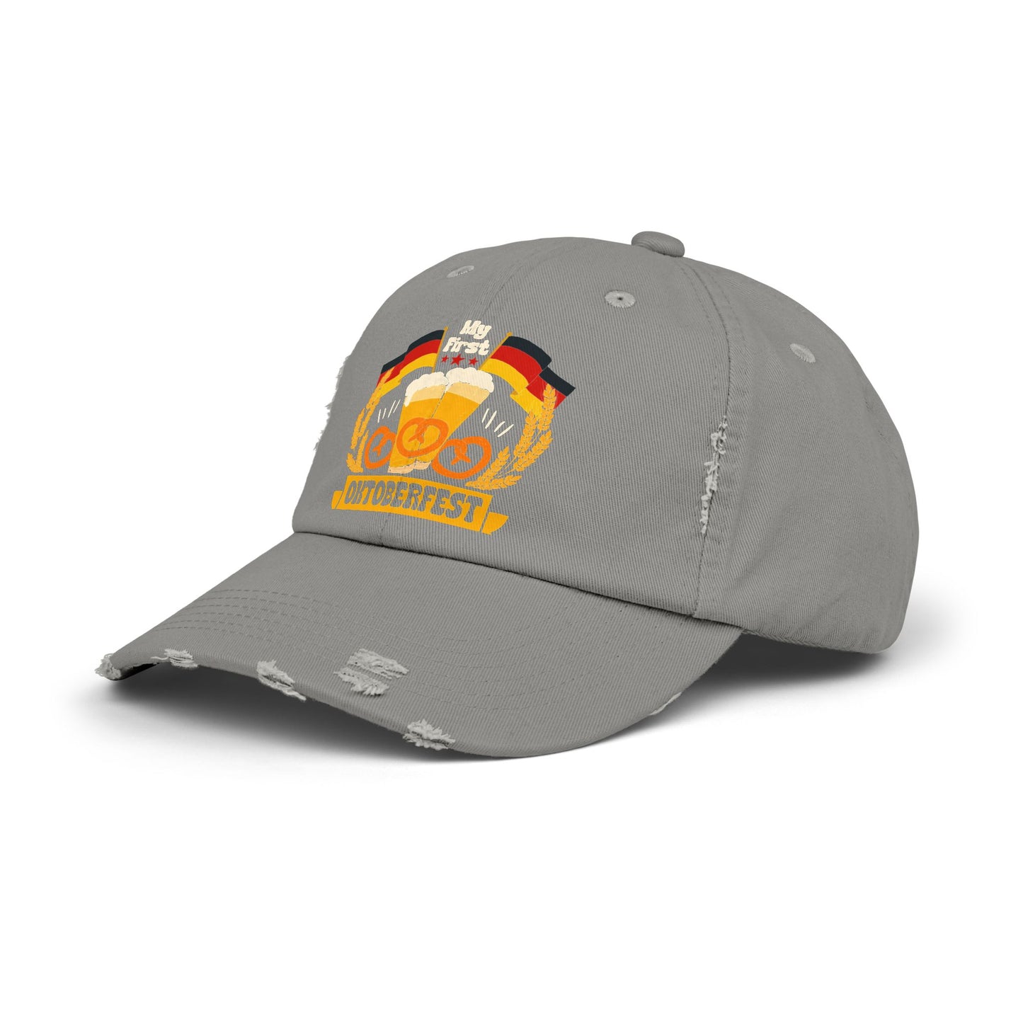 My First Oktoberfest 2024 Beer Pretzels Flags Cap