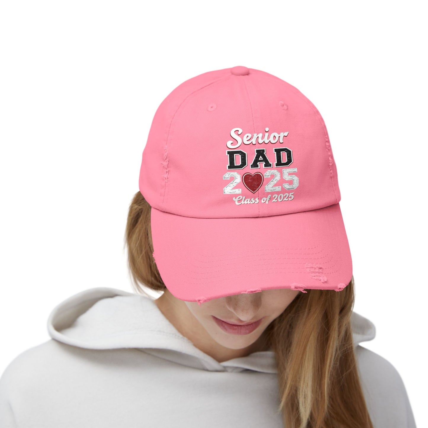 Senior Dad 2025 Class Heart Cap