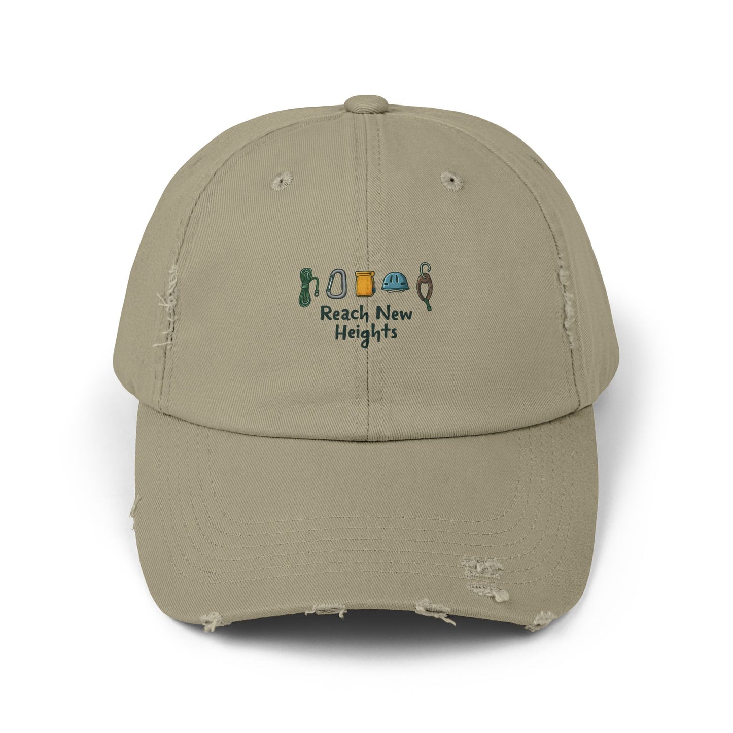 Reach New Heights Adventure Gear Enthusiast Design Cap