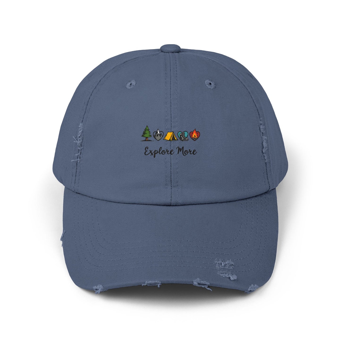 Explore More Camping Adventure Nature Icons Cap