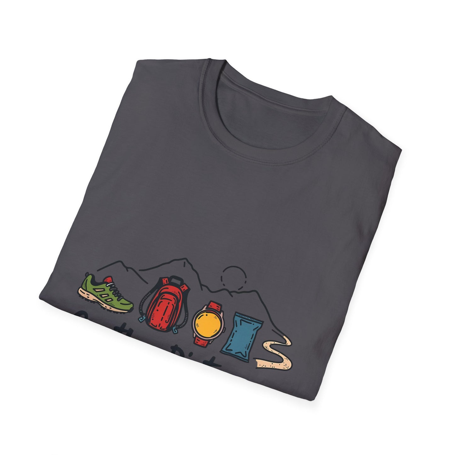 Go the Distance Adventure Enthusiast Hiking Essentials T-Shirt