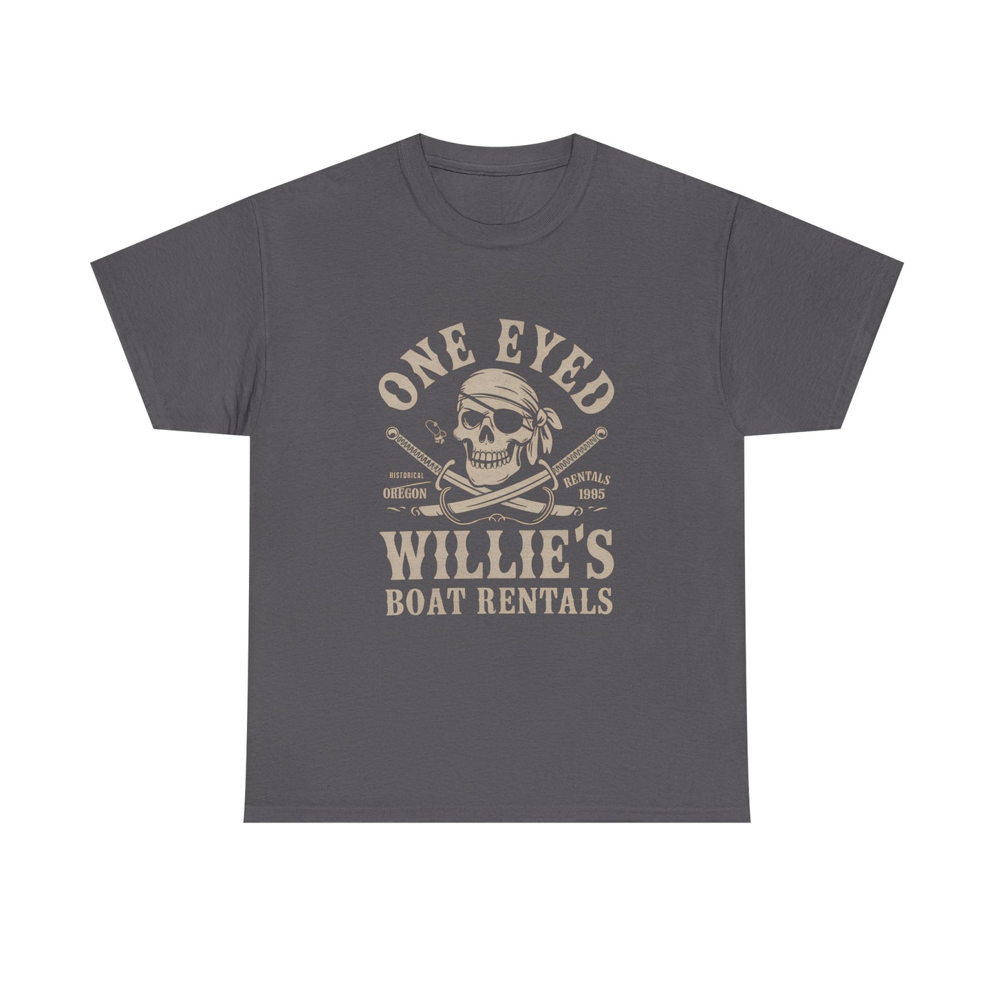 One Eyed Willie's Boat Rentals Cotton Tee