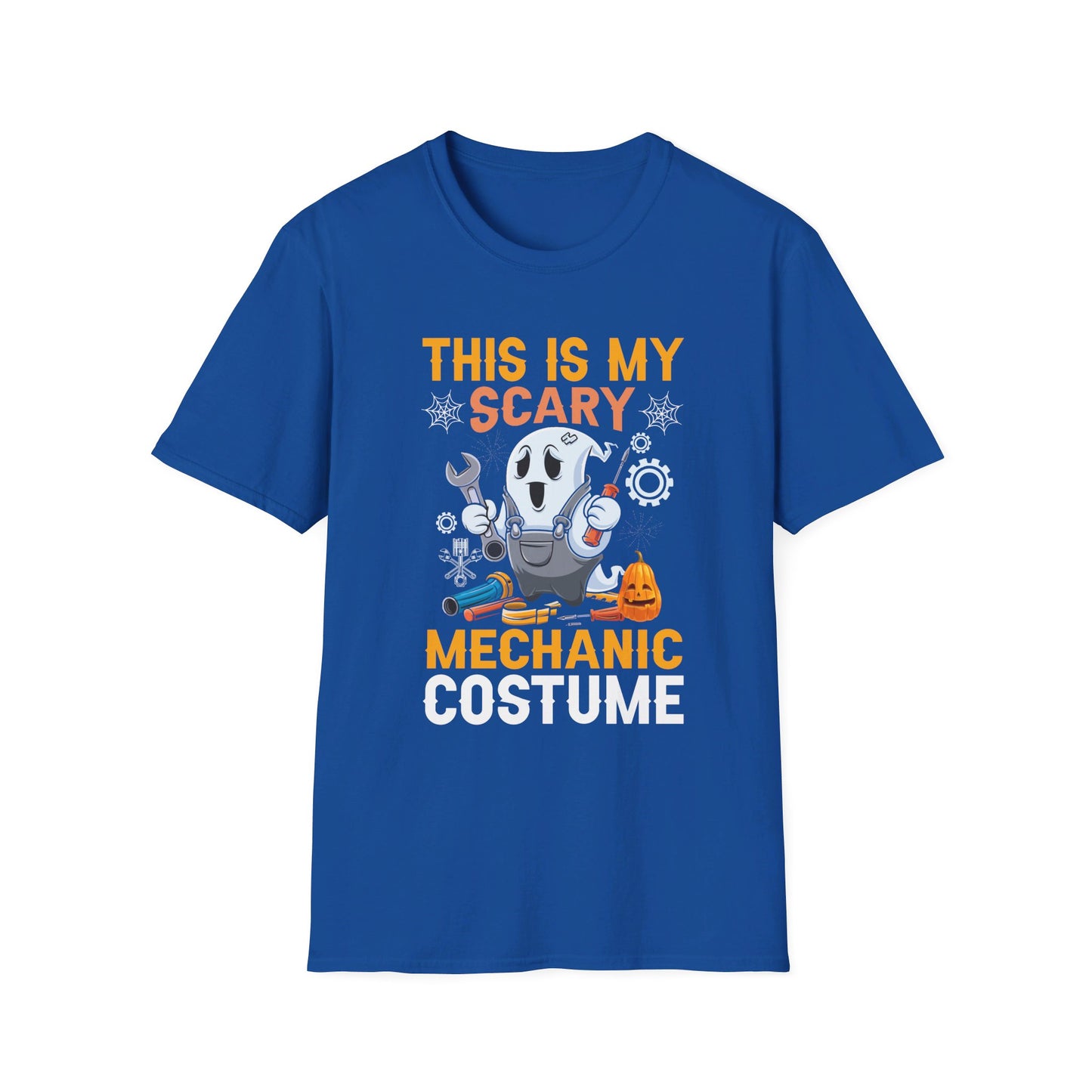 This Is My Scary Mechanic Costume - Halloween Ghost Mechanic T-Shirt