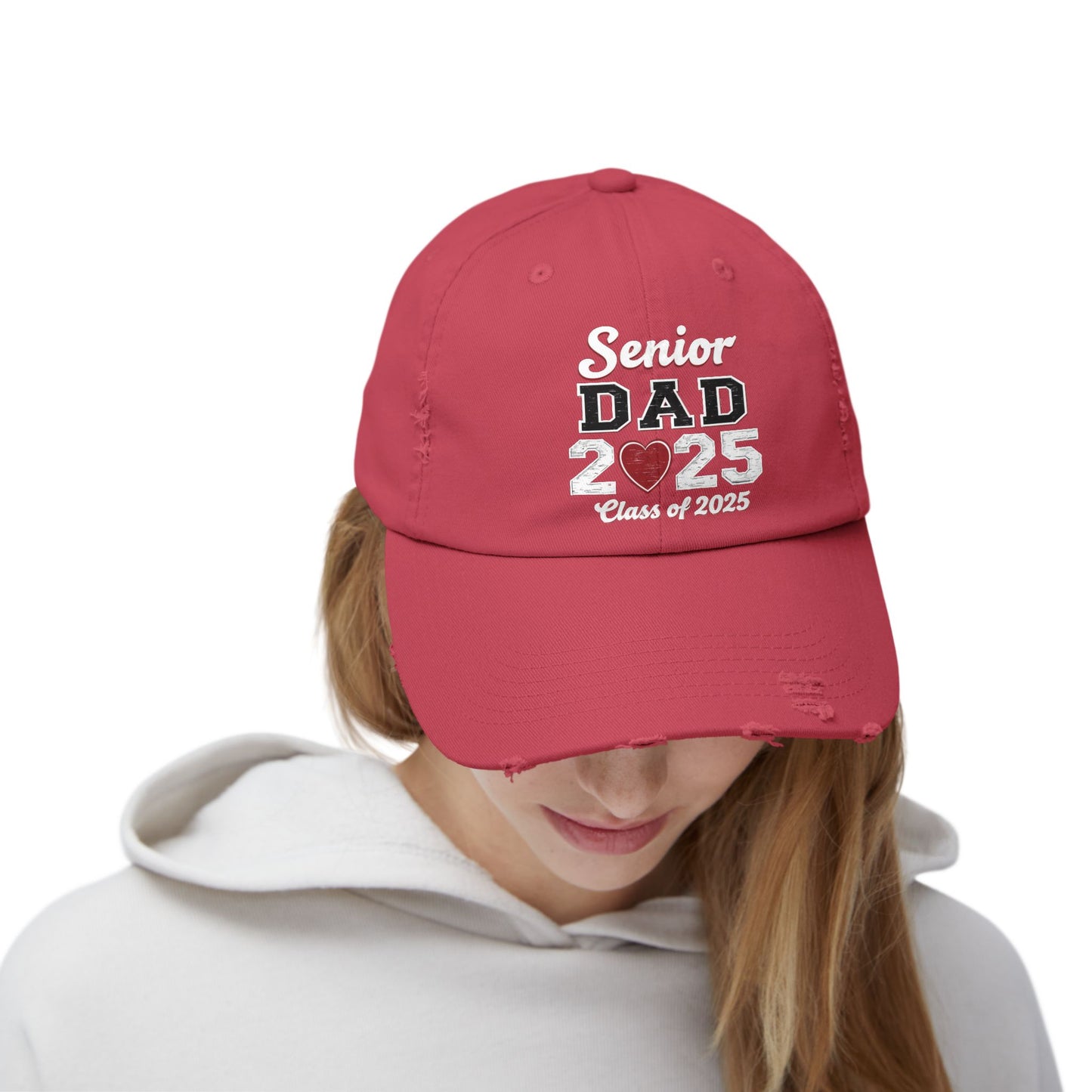 Senior Dad 2025 Class Heart Cap