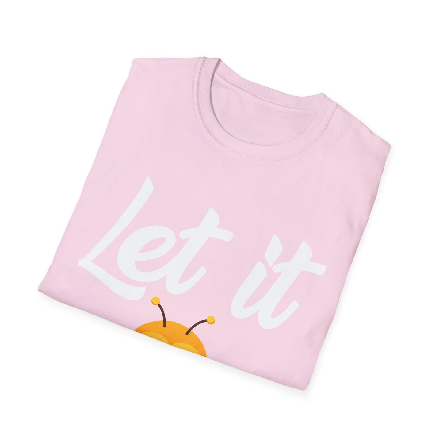 Let It Bee Cute Kawaii Cartoon Bumblebee T-Shirt