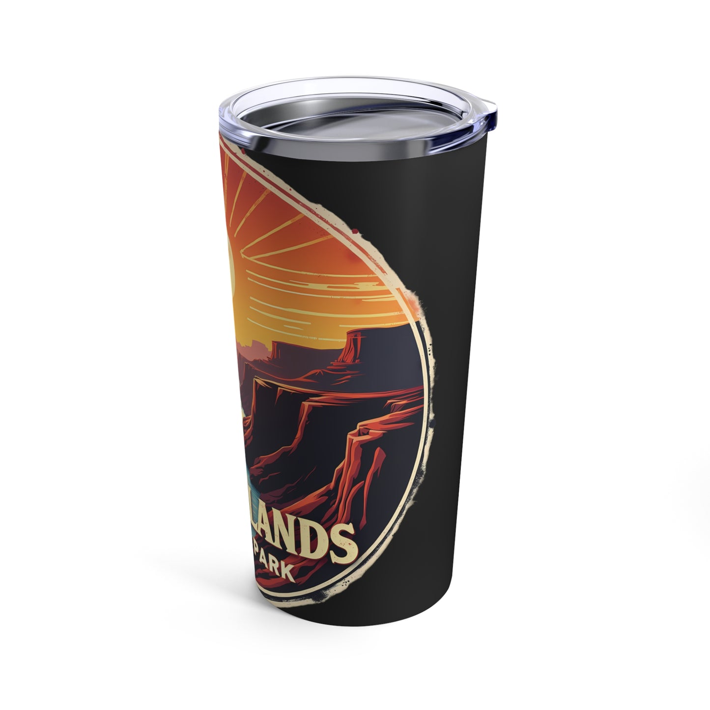 Canyonlands National Park Retro Sunset Landscape