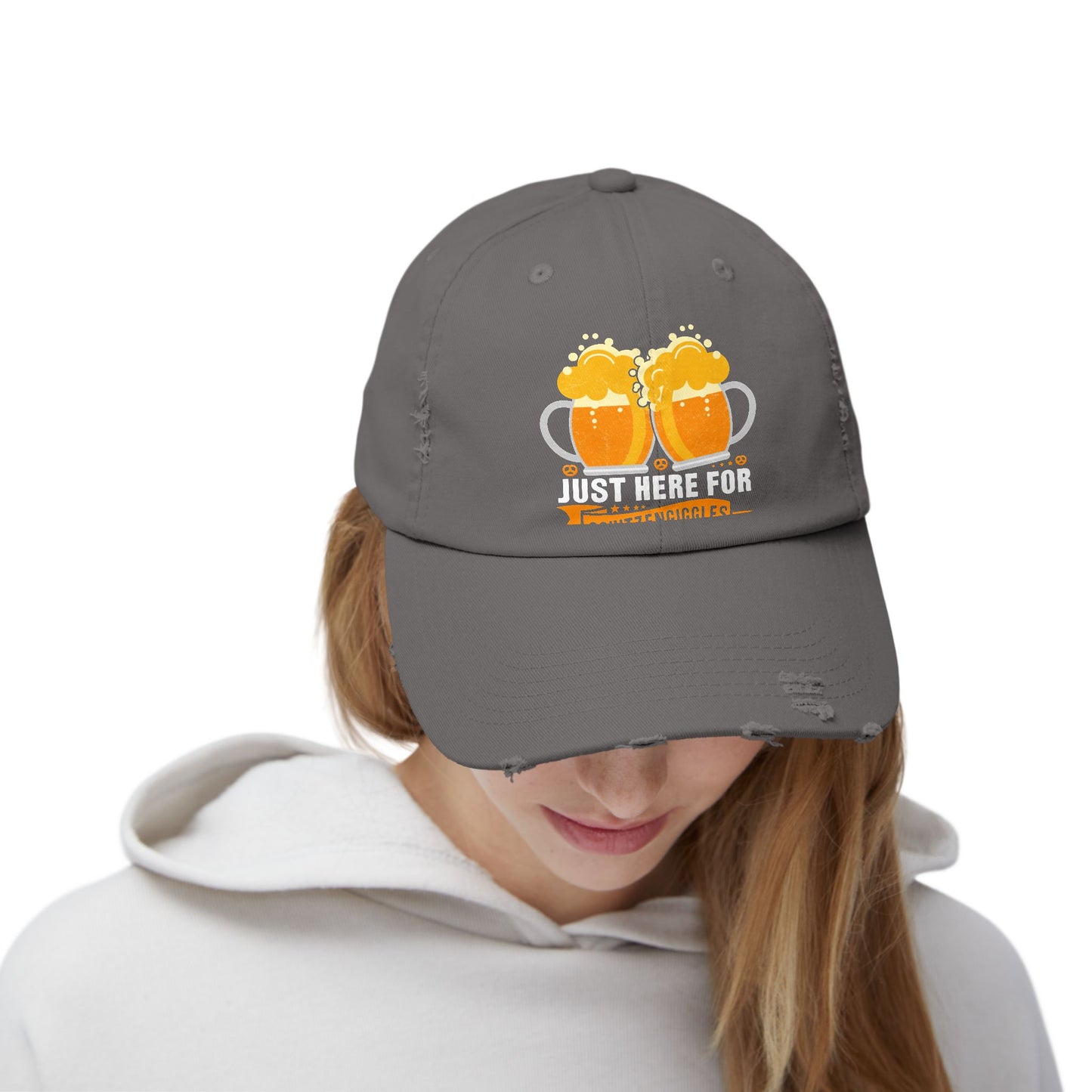 Just Here For Schitzengiggles Beer Lovers Fun Design Cap