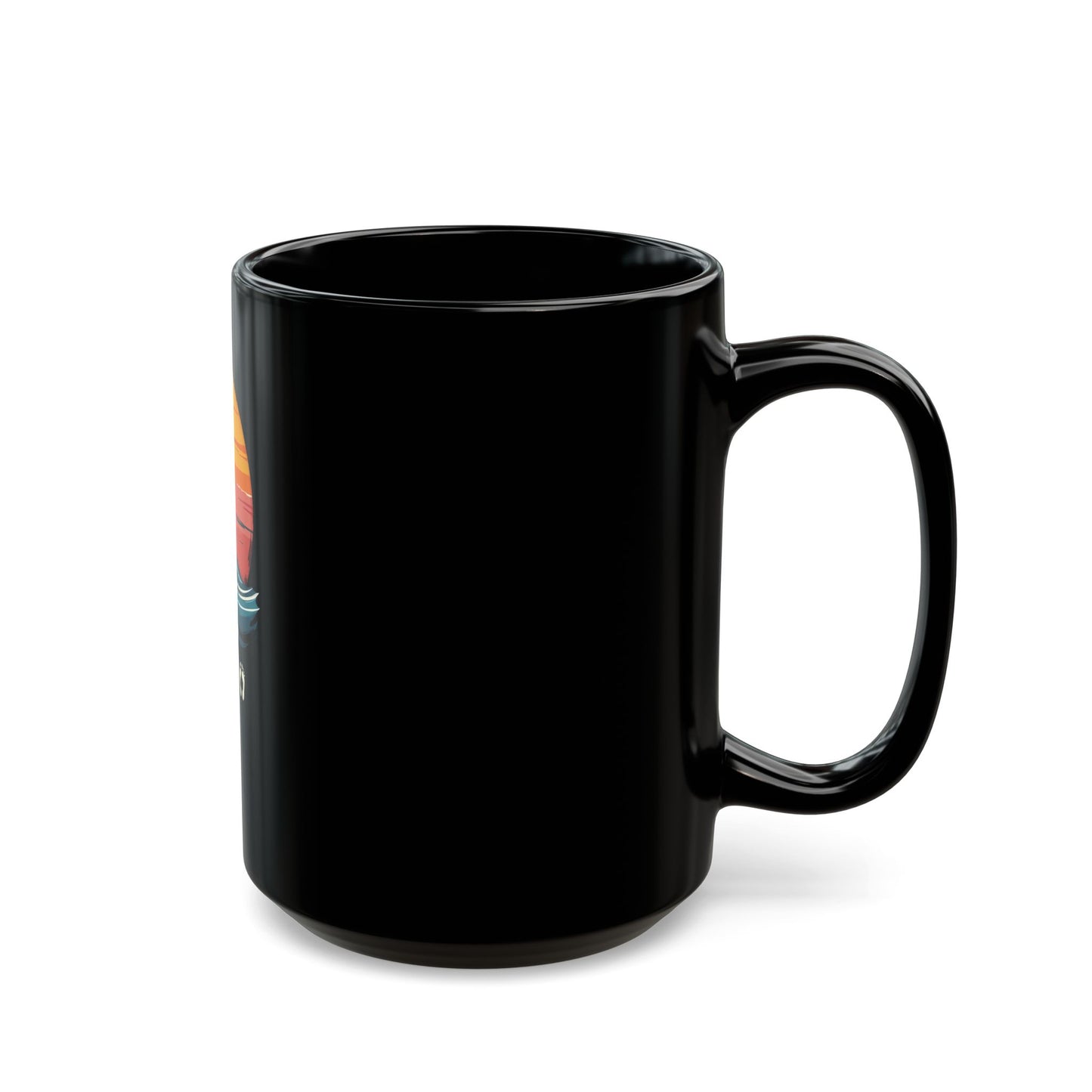 1st Time Dad Tropical Sunset Ceramic Mug