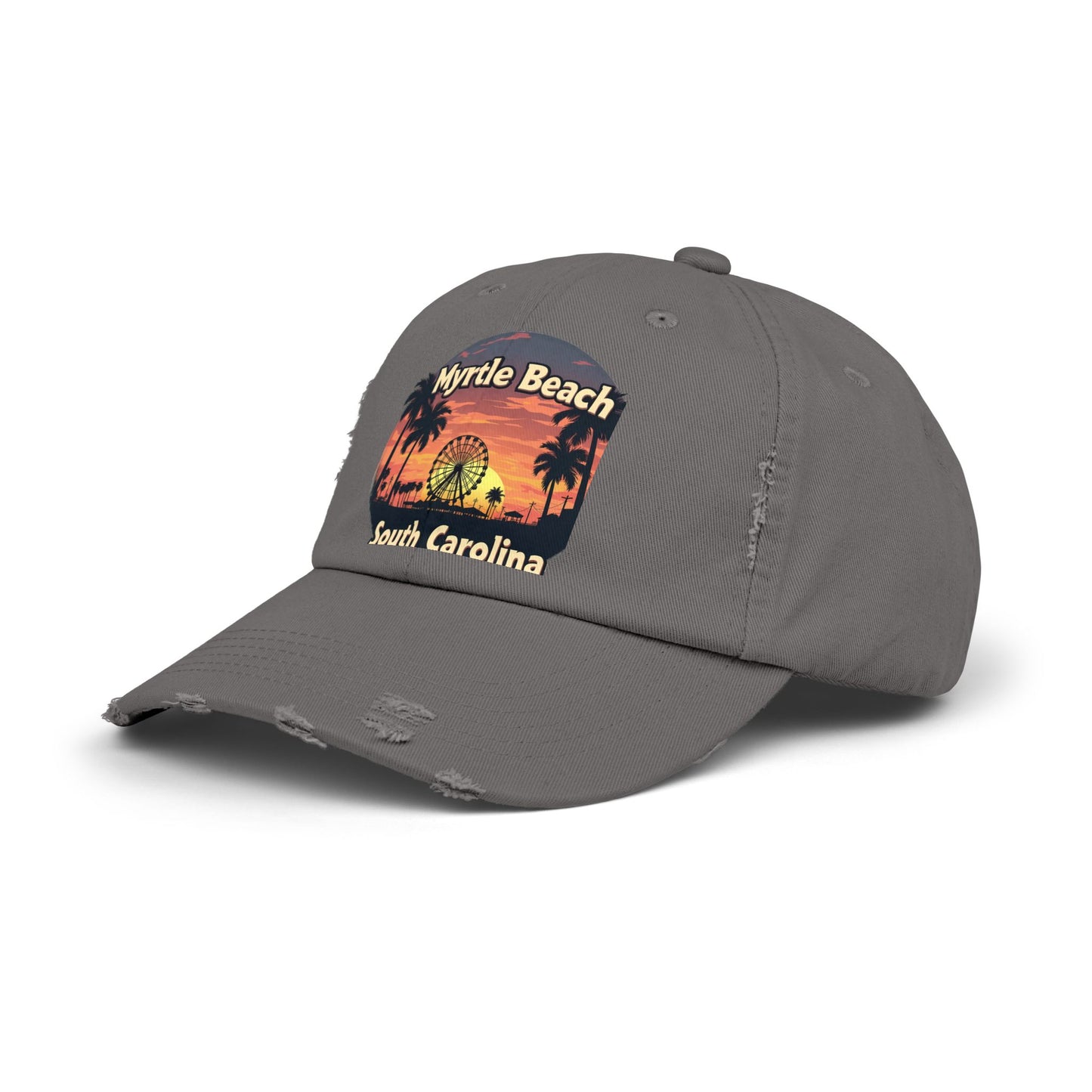 Myrtle Beach South Carolina Retro Sunset Cap